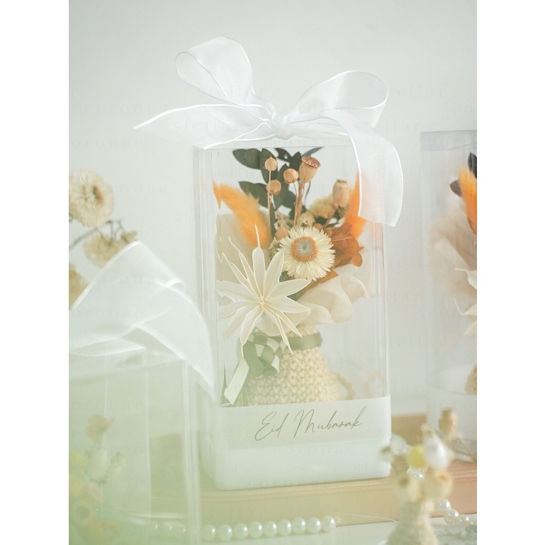 StellarCoronae x Croseta - Mini Bouquet in a Crochet Vase | Bunga Kering | Vas Rajut | Hadiah | Kado