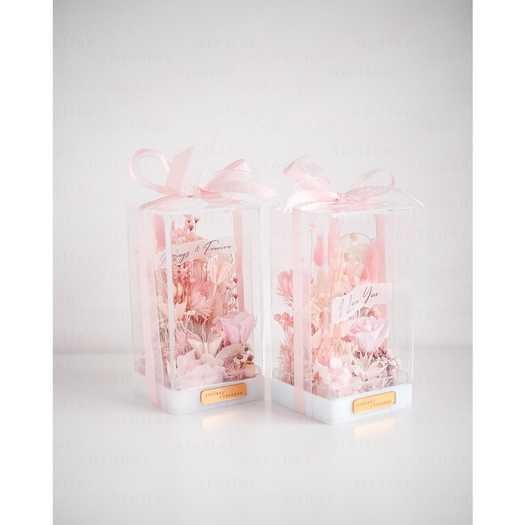 StellarCoronae - Flower Block Seri Colourful | Bunga Kering | Hiasan Bunga | Hadiah | Kado | Kado Hari Ibu | Mother's D
