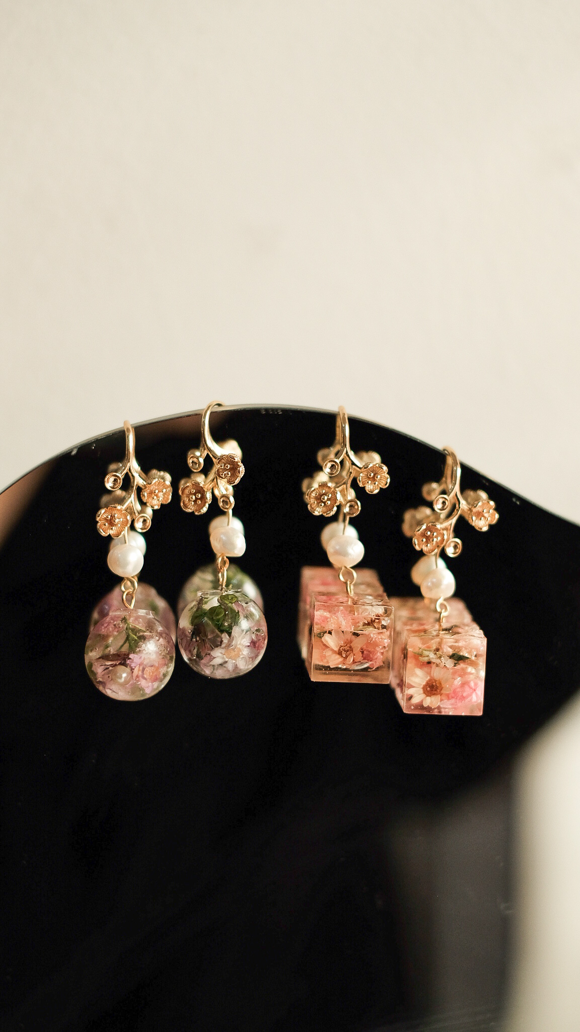 StellarCoronae - Electroplated Earrings