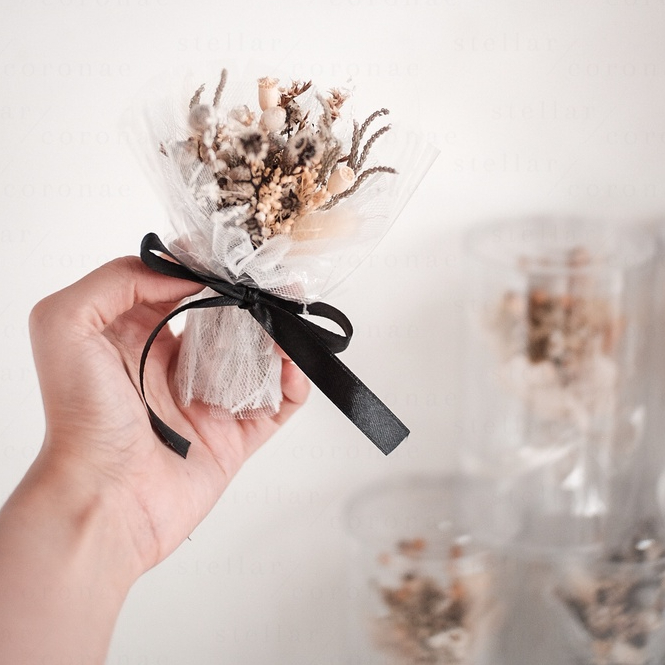 StellarCoronae - Mini Bouquet Natural Series | Bouquet Bunga | Bunga Kering | Hadiah | Kado