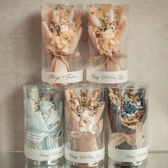  StellarCoronae - Mini Bouquet (MBP06 - MBP10) | Bouquet Bunga | Bunga Kering | Hadiah | Kado | Kado Hari Ibu | Mother's