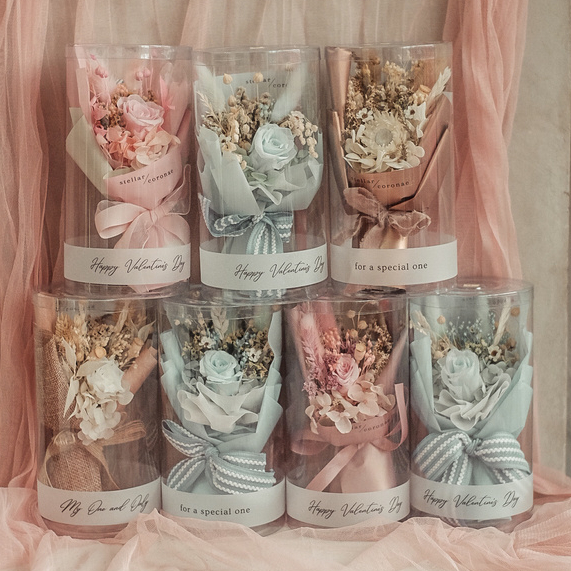  StellarCoronae - Mini Bouquet (MBP01-MBP05) | Bouquet Bunga | Bunga Kering | Hadiah | Kado | Kado Hari Ibu | Mother's D