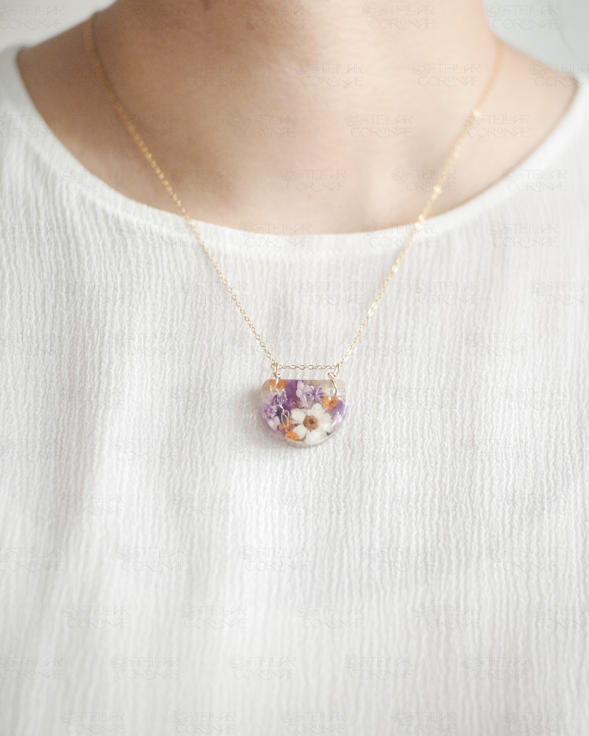 StellarCoronae - Necklace Gold Big