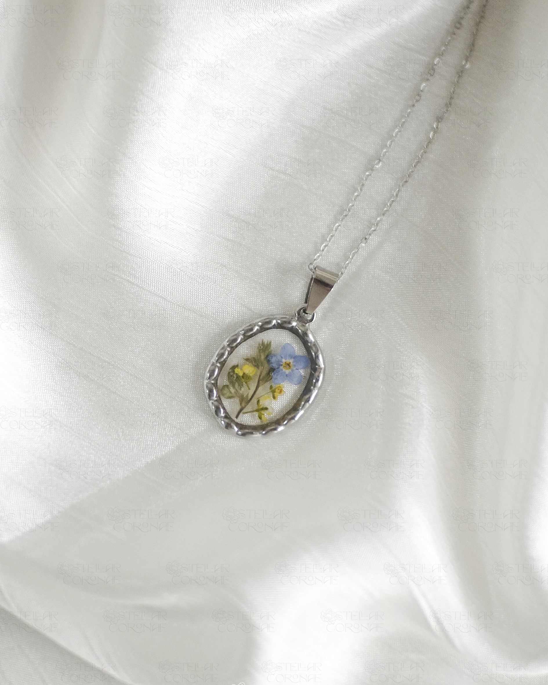 StellarCoronae - Necklace Silver Big