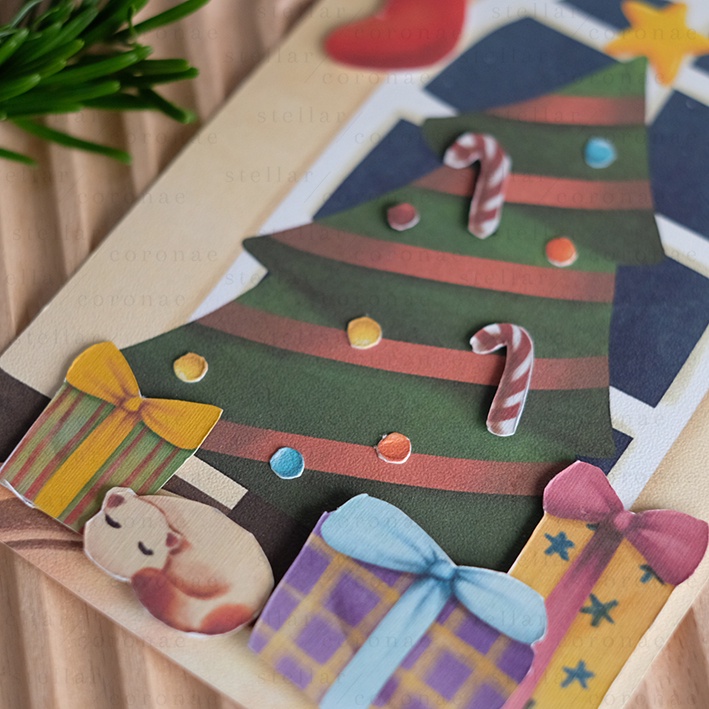 StellarCoronae - Christmas Paper Tole | Kartu Natal | Kartu Ucapan