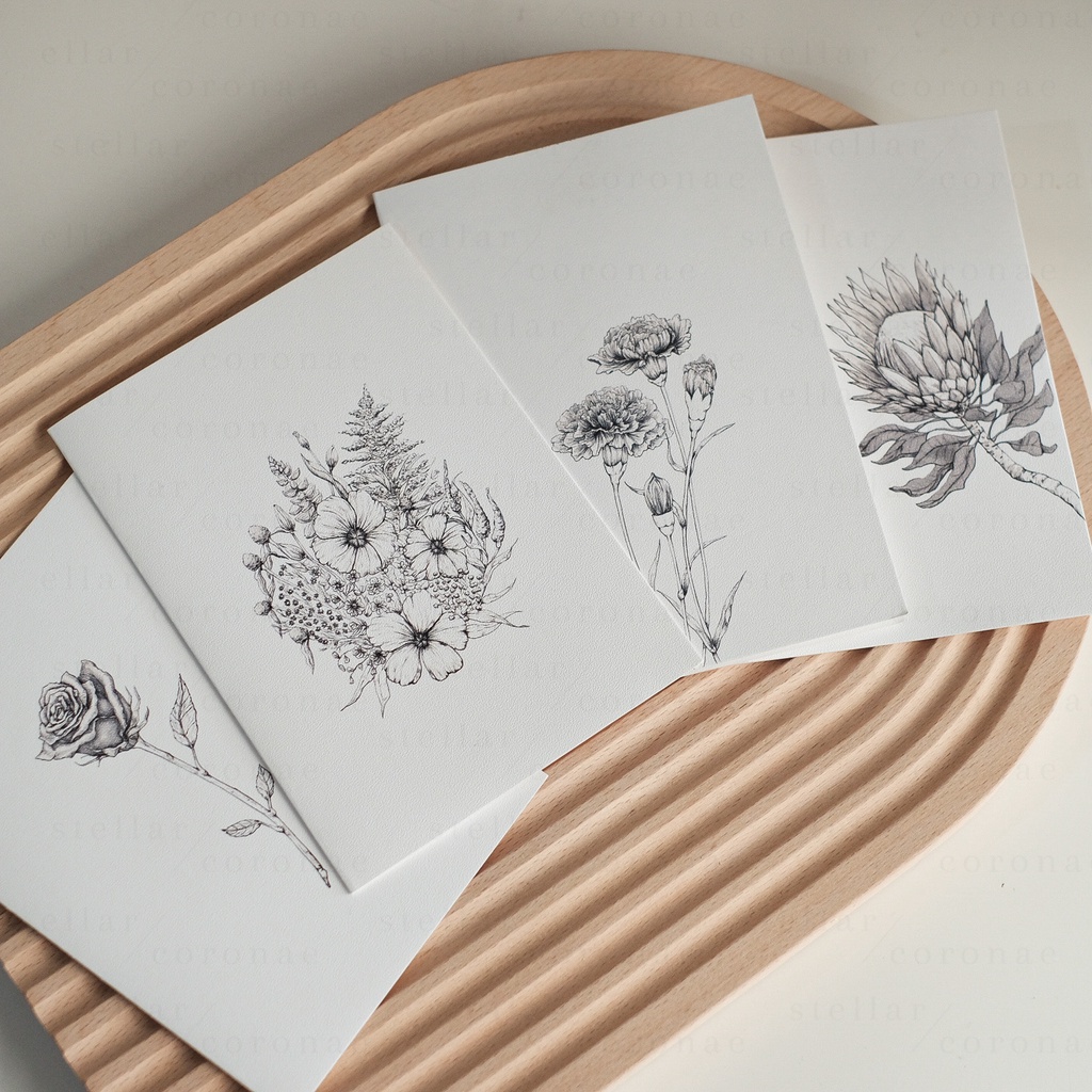 StellarCoronae - Illustrated Card | Greeting Card | Kartu Ucapan