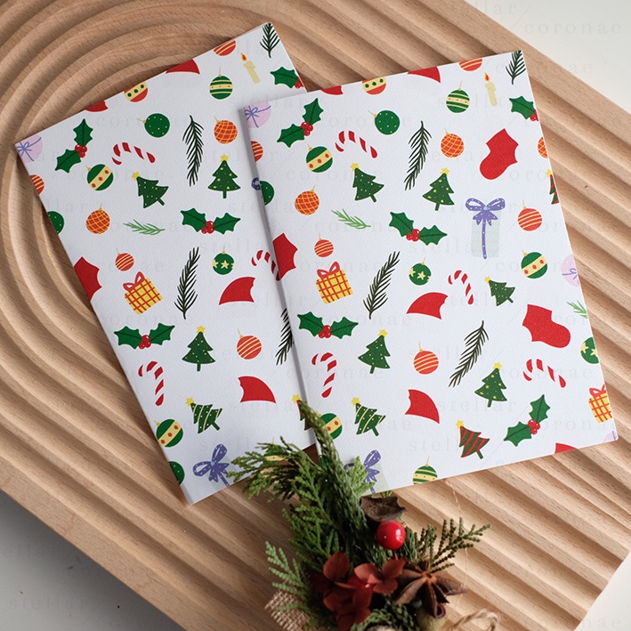 StellarCoronae - Christmas Pattern Card | Kartu Natal | Kartu Ucapan