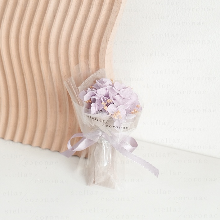 StellarCoronae - Mini Bouquet Hydrangea | Bouquet Bunga | Bunga Kering | Hadiah | Kado