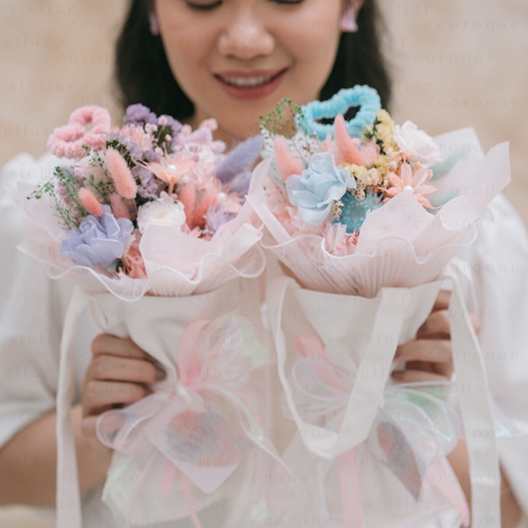 stellarcoronae - Bloom Bag | Bouquet | Bunga Kering | Bunga Asli | Kado Valentine | Hadiah | Kado