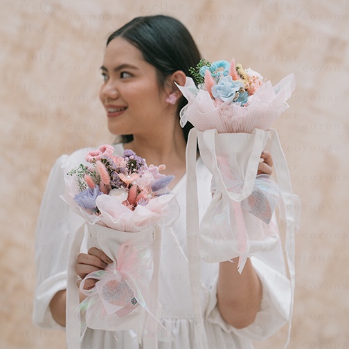 stellarcoronae - Bloom Bag | Bouquet | Bunga Kering | Bunga Asli | Kado Valentine | Hadiah | Kado