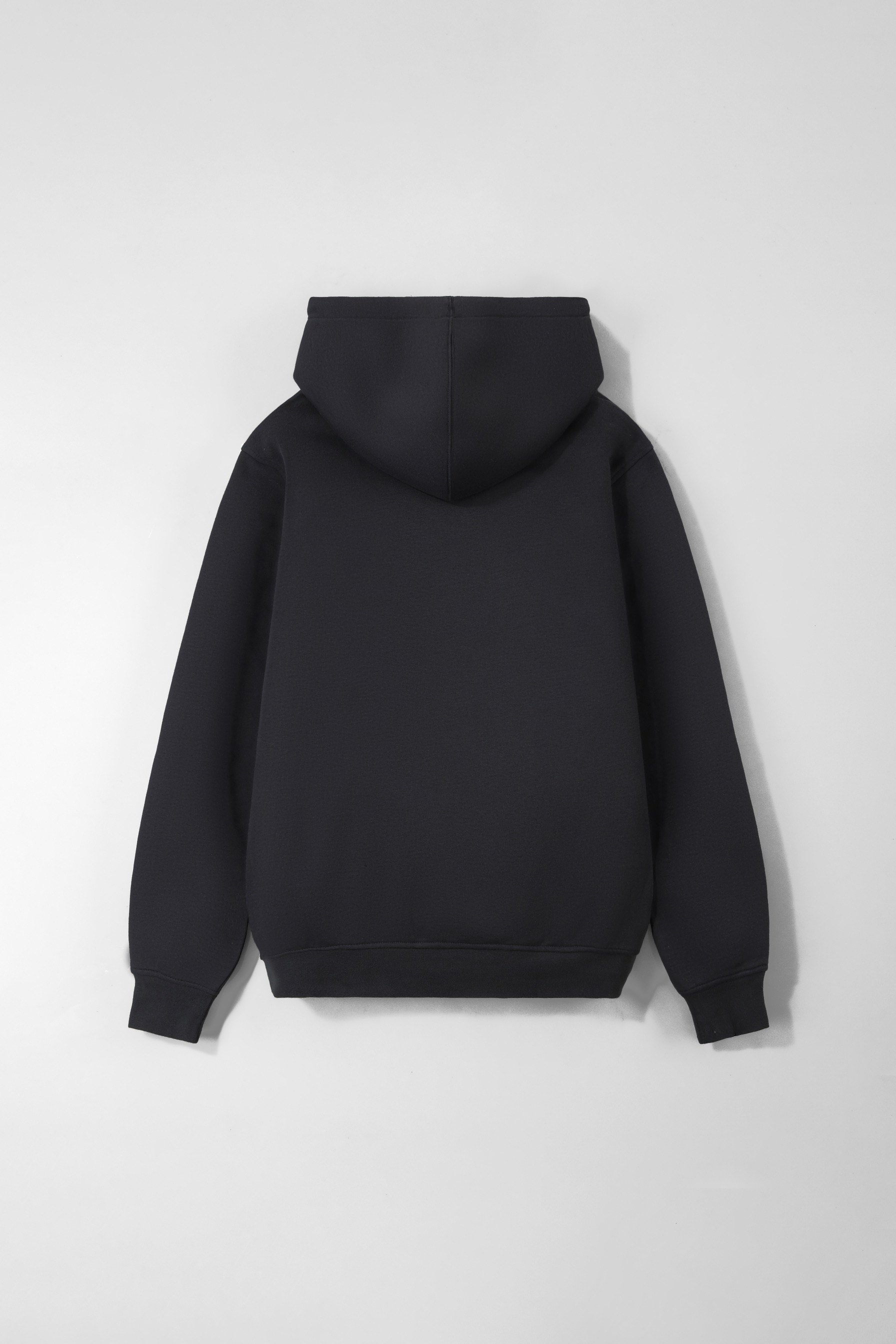 Solid Basic Pullover Hoodie Shadow Grey