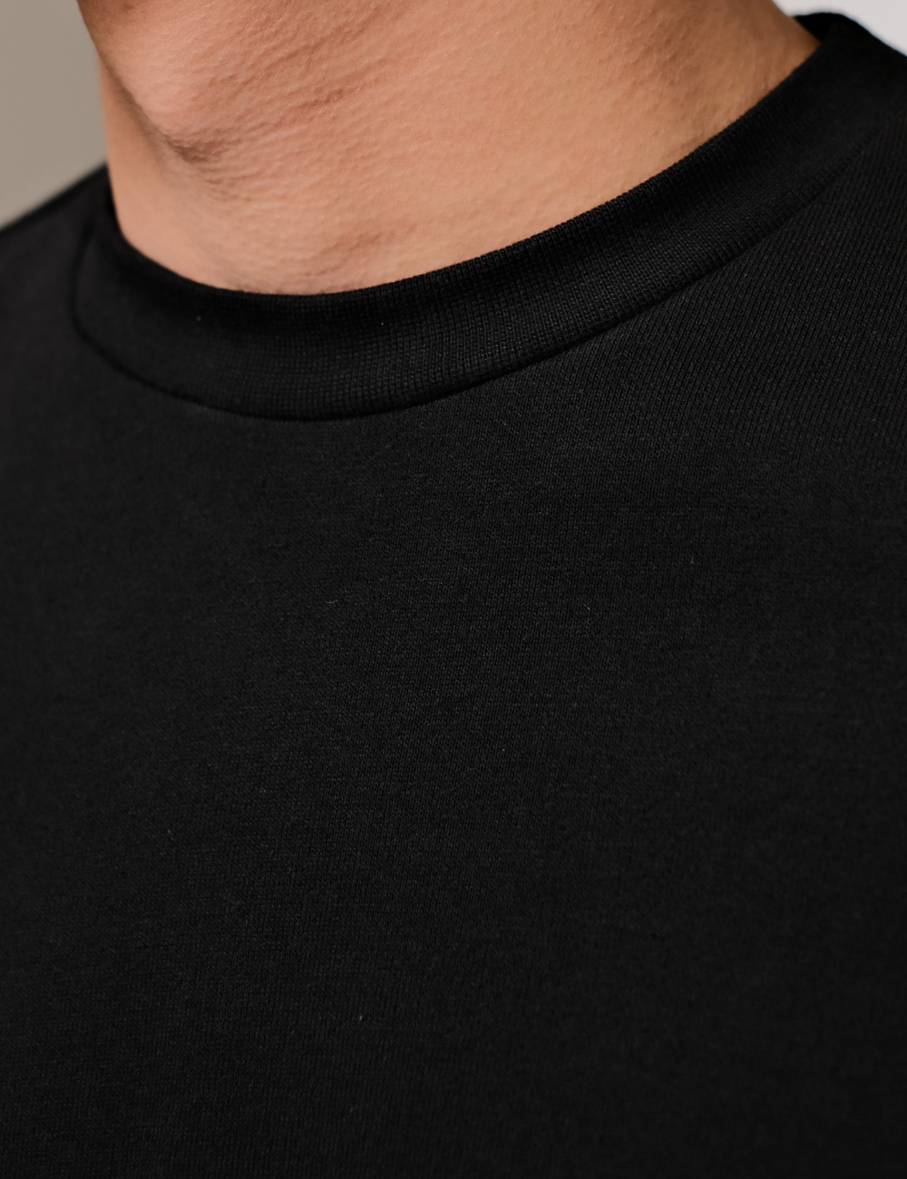 Base Solid Sweatshirt Obsidian Black