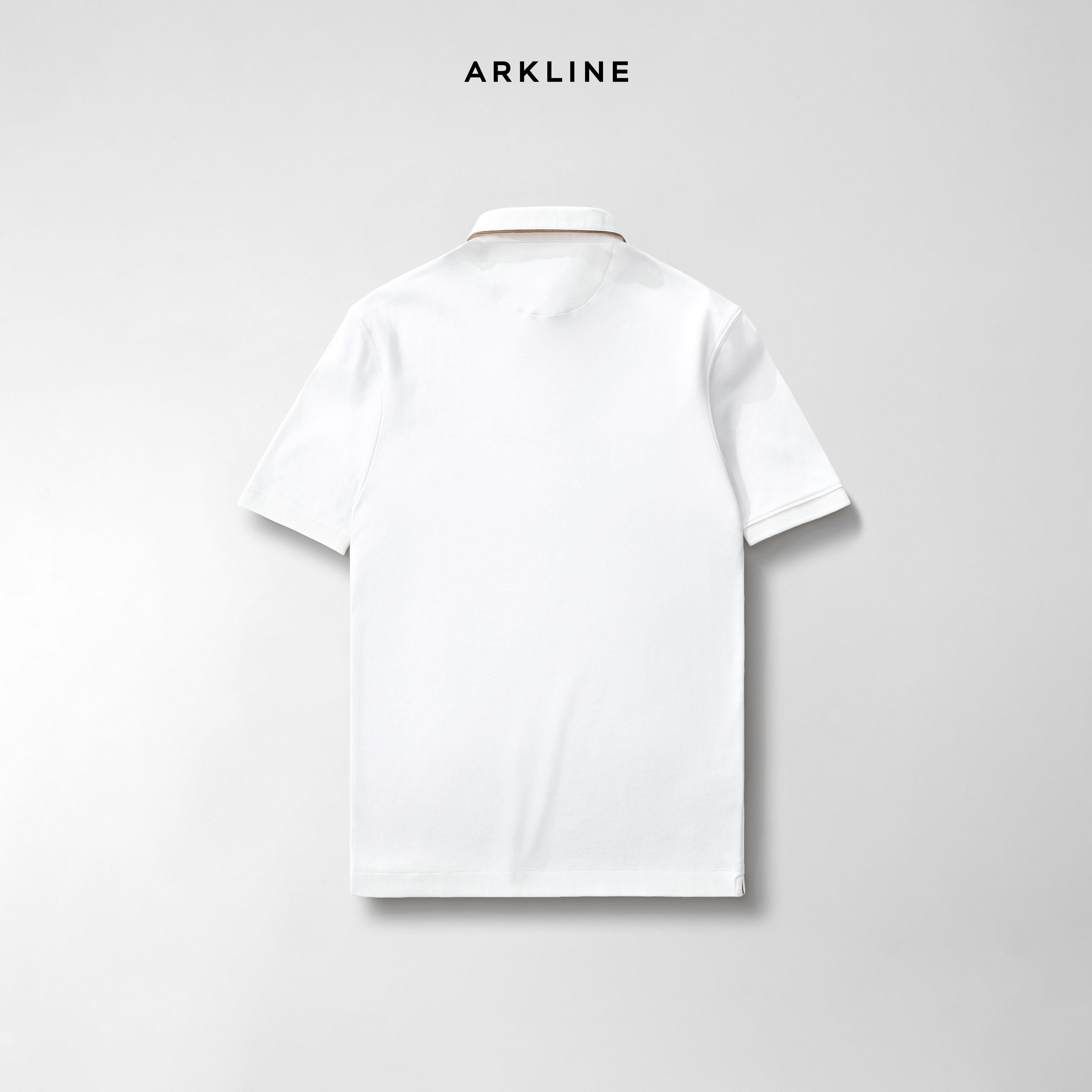 Arkline Gentle Polo Shirt Off White