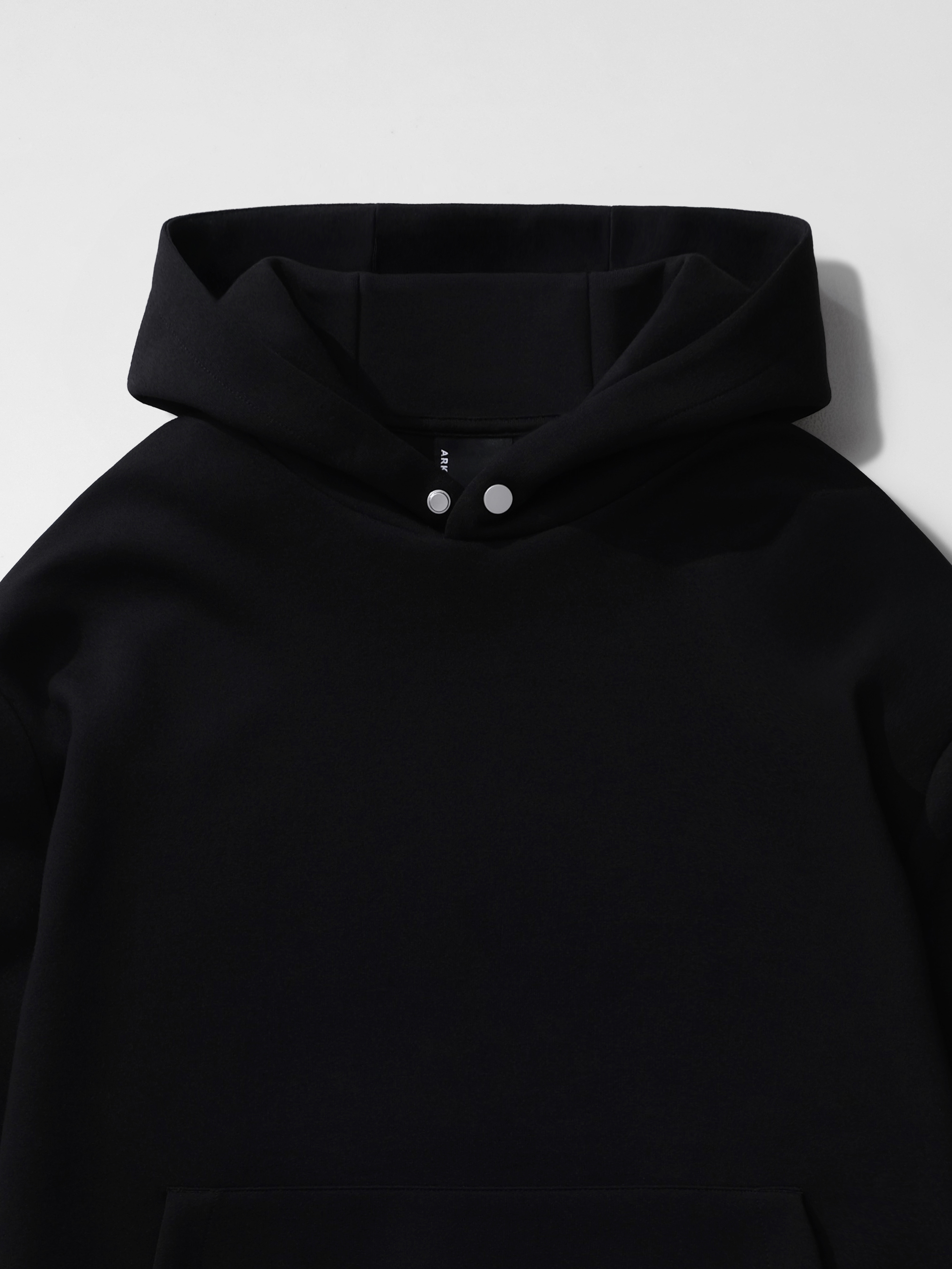 Arkline Sovereign Boxy Hoodie Obsidian Black