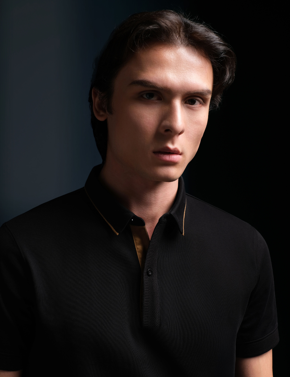 Arkline Gentle Polo Shirt Obsidian Black