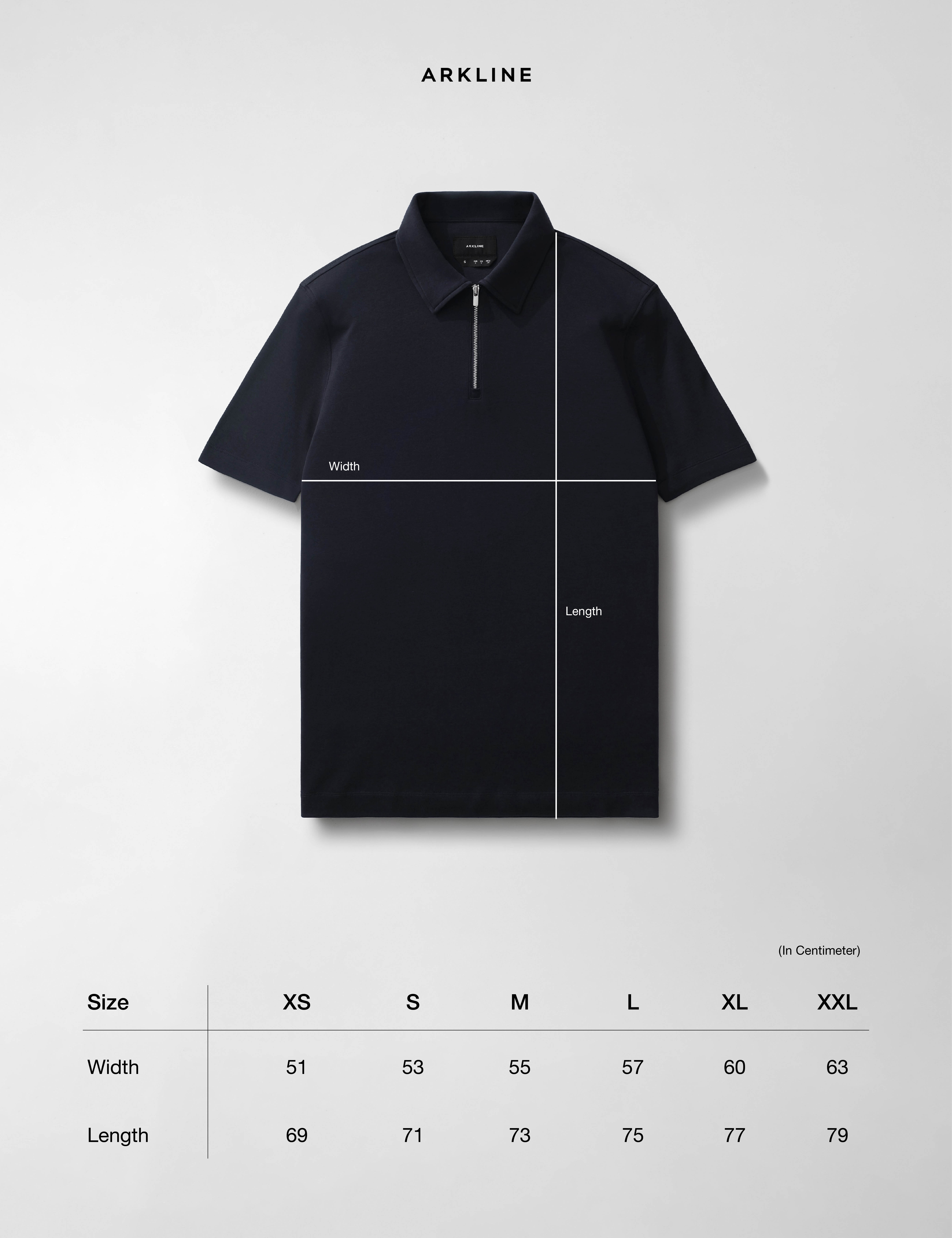 Arkline Cerniera Polo SS Shirt Maastricht Navy