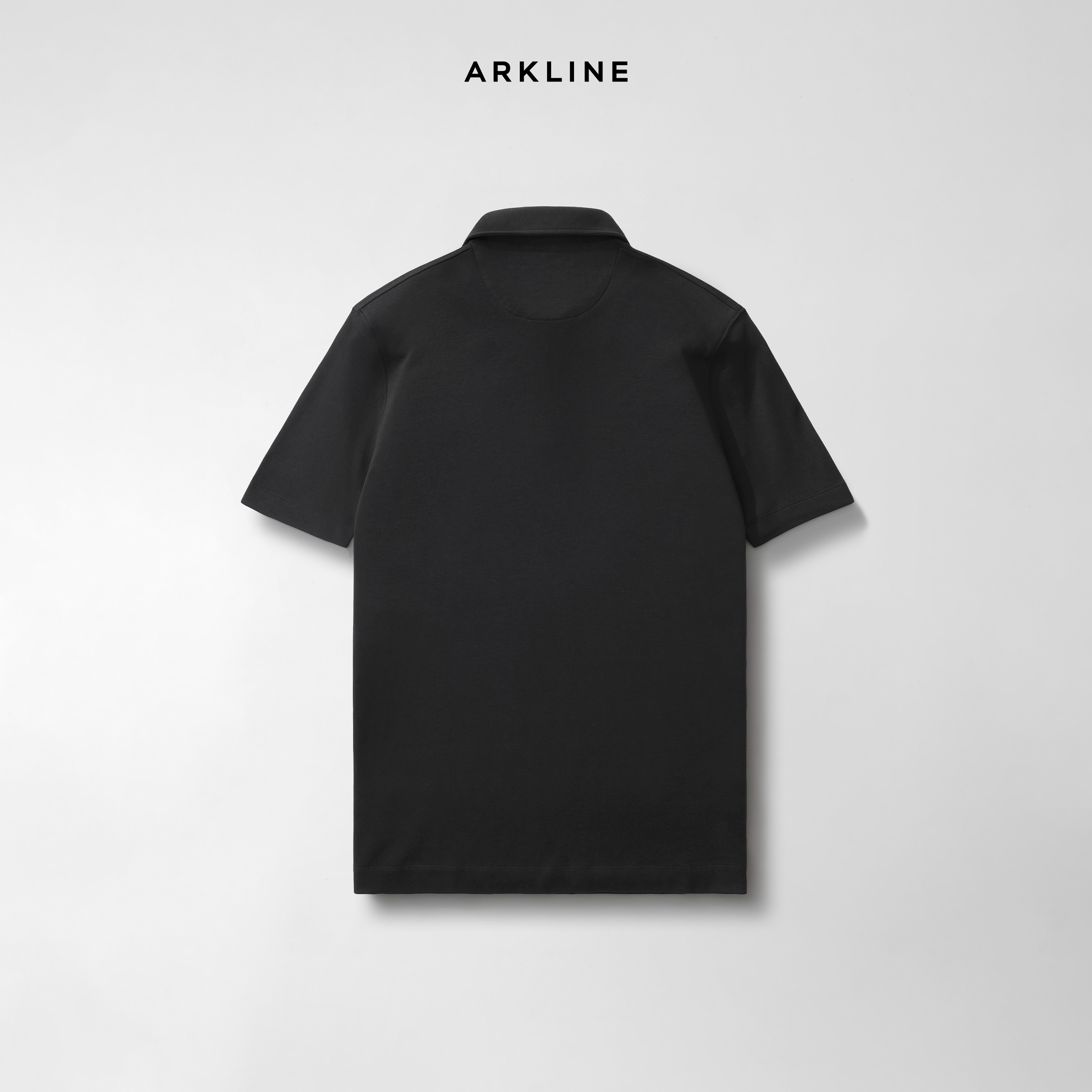 Arkline Cerniera Polo SS Shirt Sophisto Grey