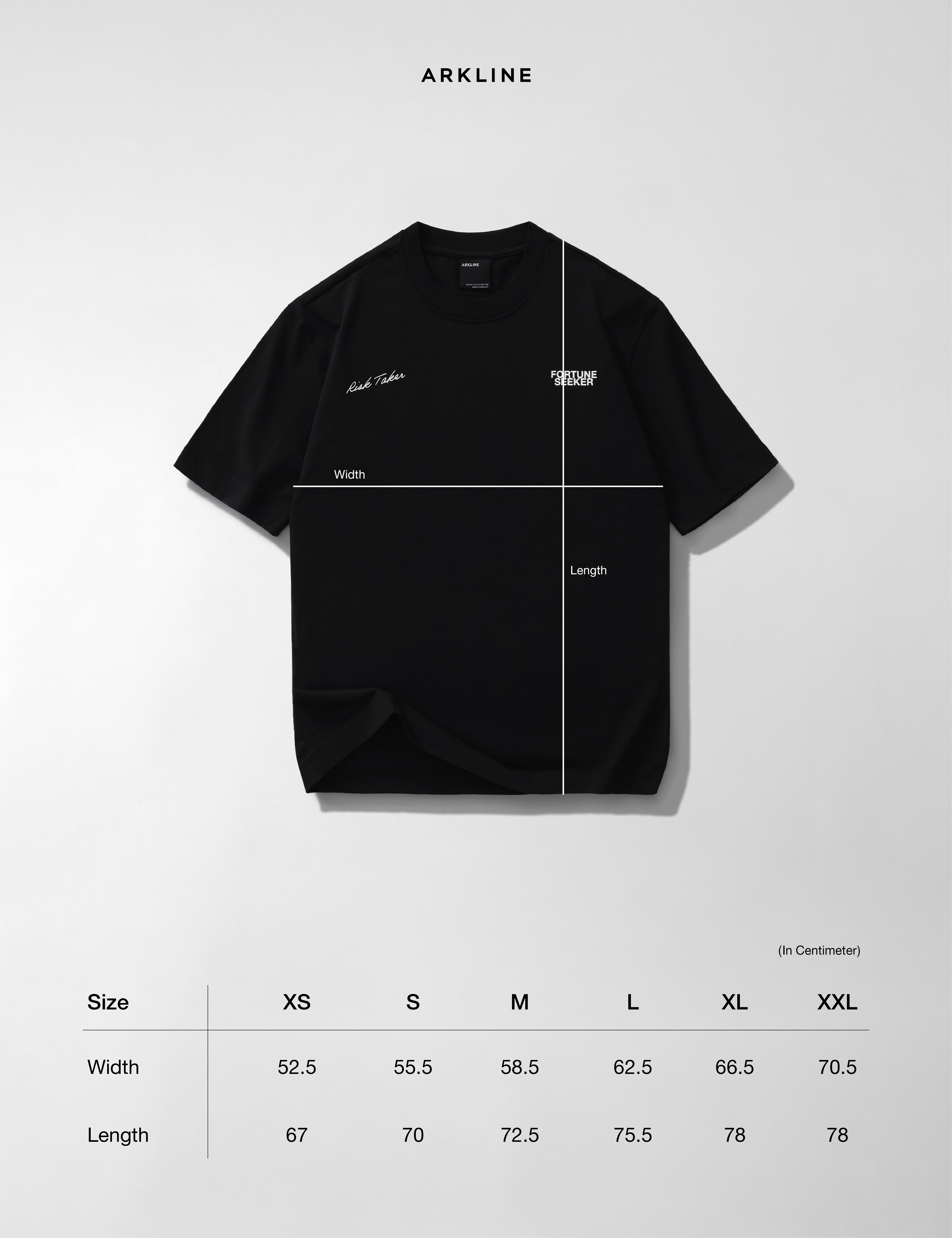 Arkline Forseek Oversize Tee Carbon Black