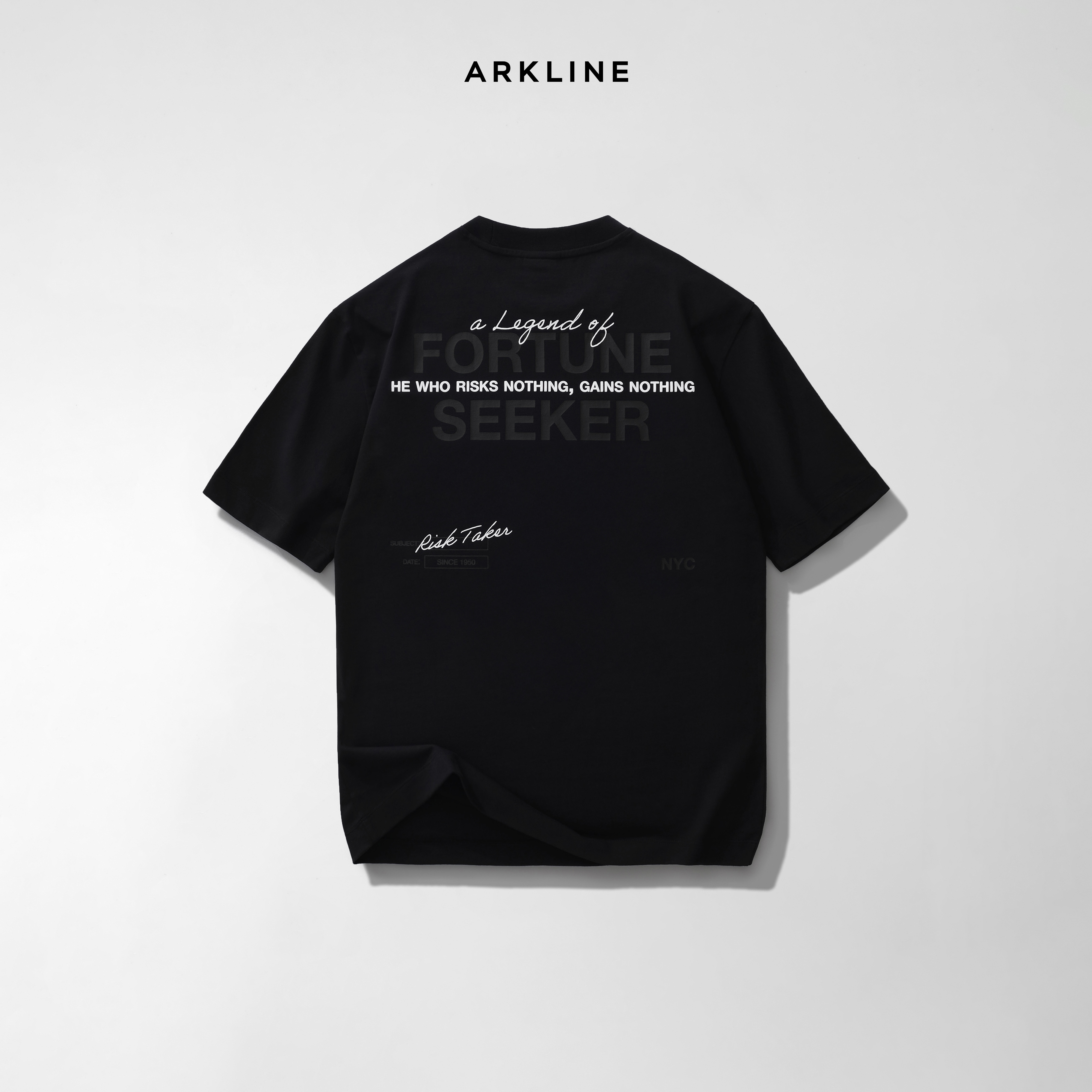 Arkline Forseek Oversize Tee Carbon Black