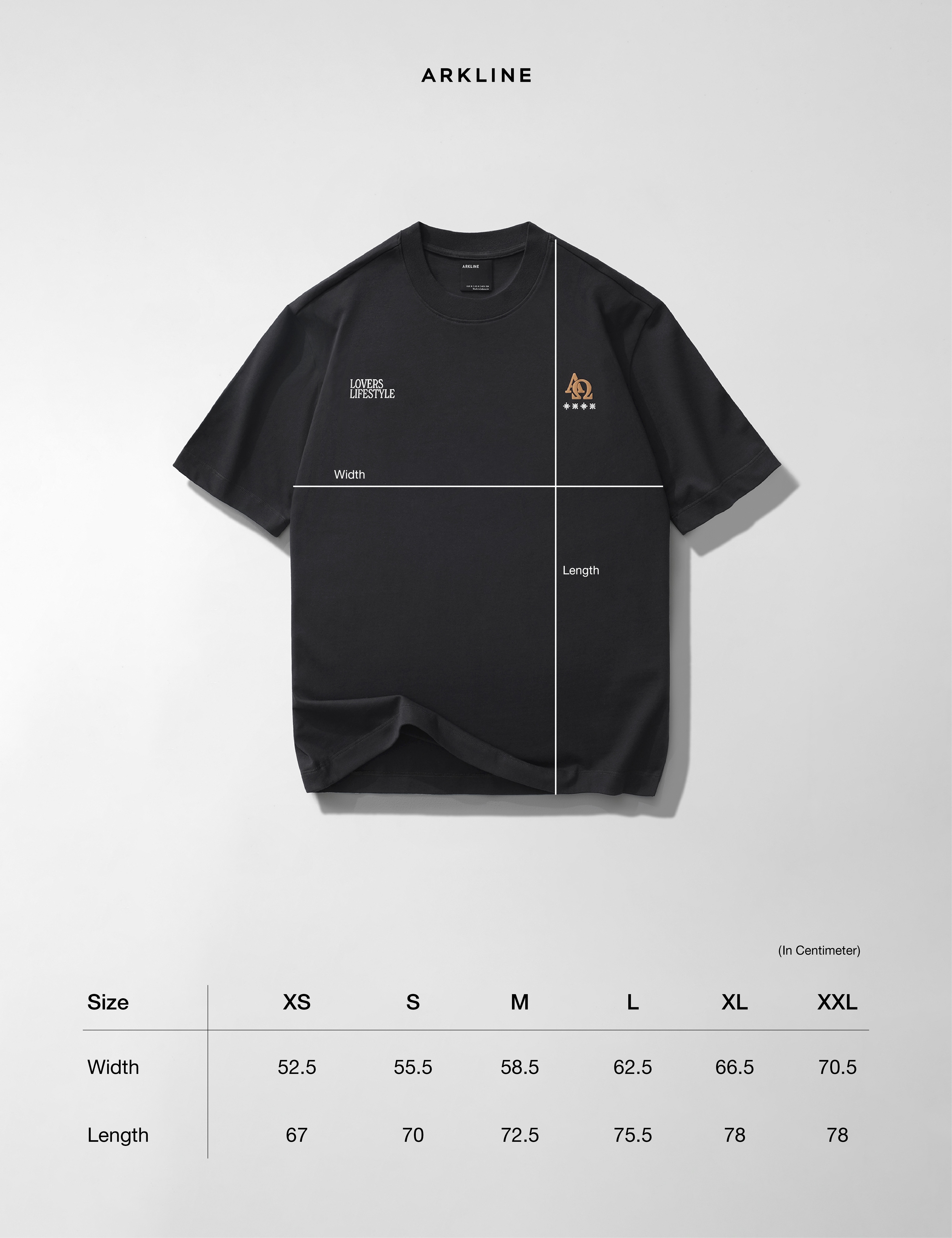 Arkline Lovlife Oversize Tee Sophisto Grey