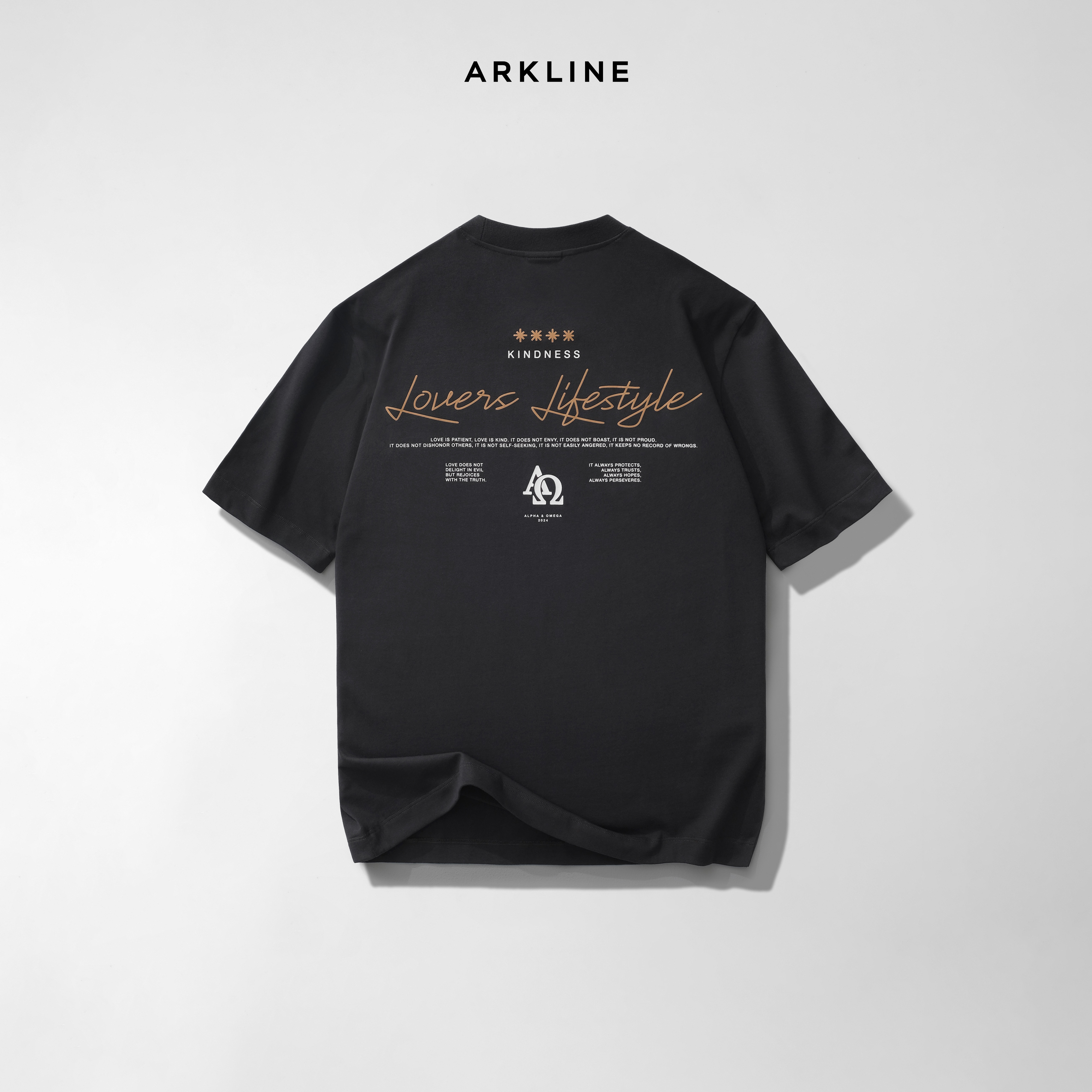 Arkline Lovlife Oversize Tee Sophisto Grey