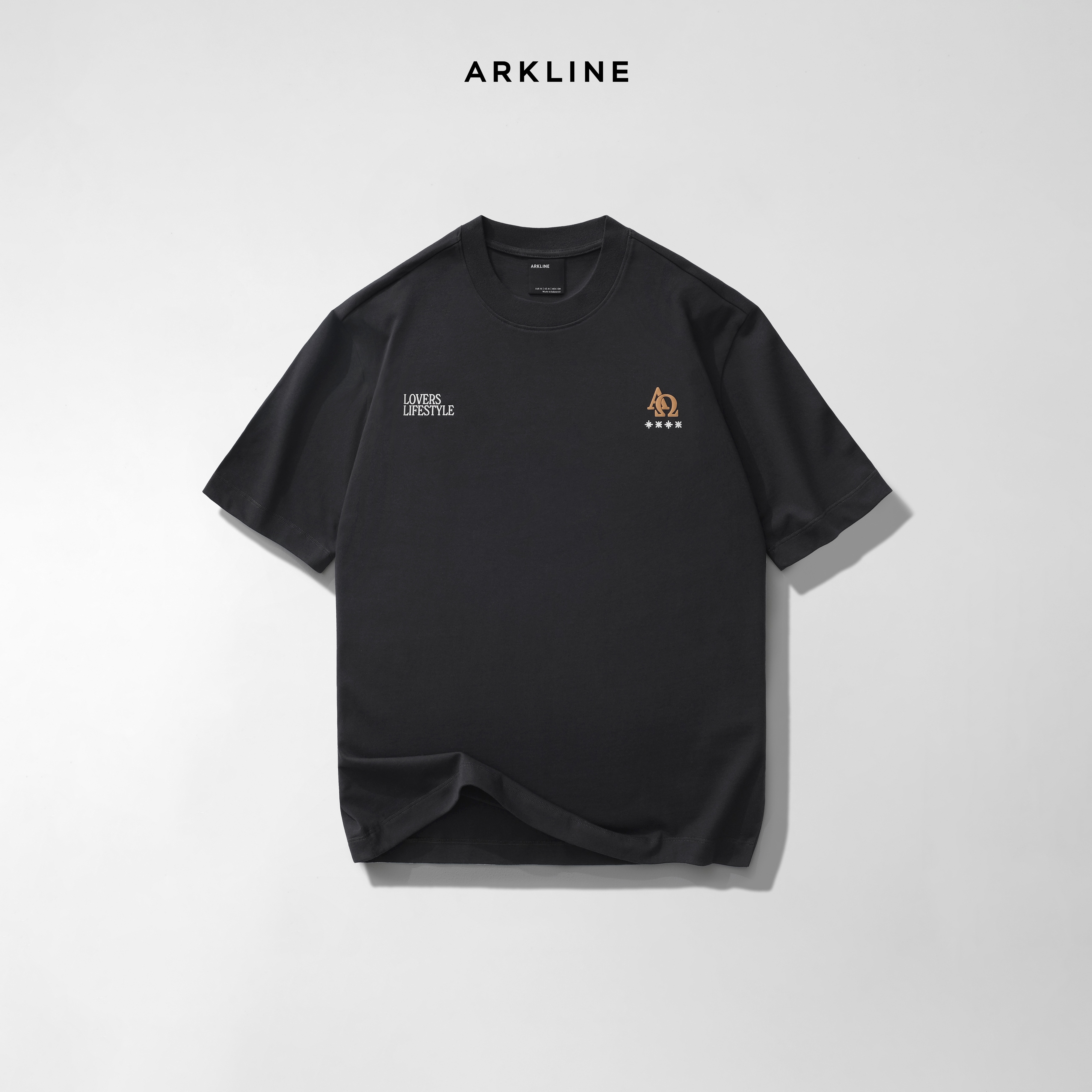 Arkline Lovlife Oversize Tee Sophisto Grey