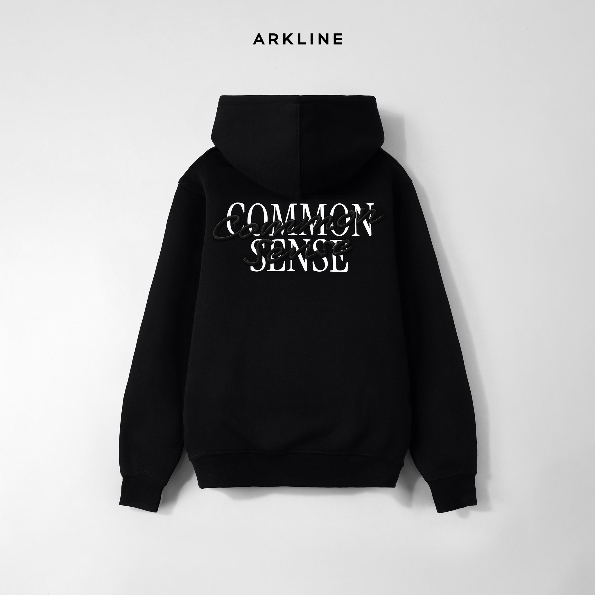 Arkline Common Sense Pullover Hoodie Black