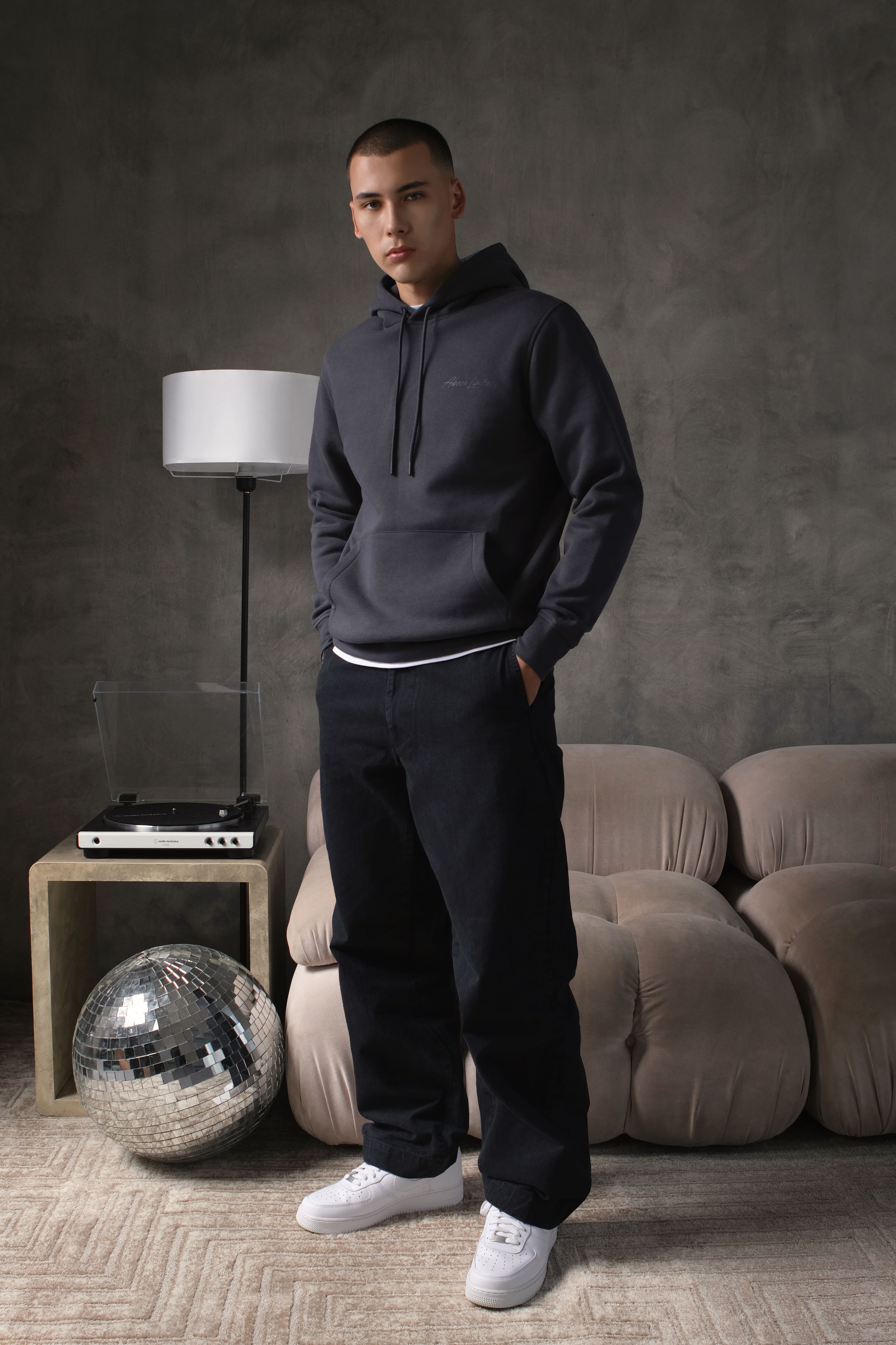 Arkline Above Pullover Hoodie Shadow Grey