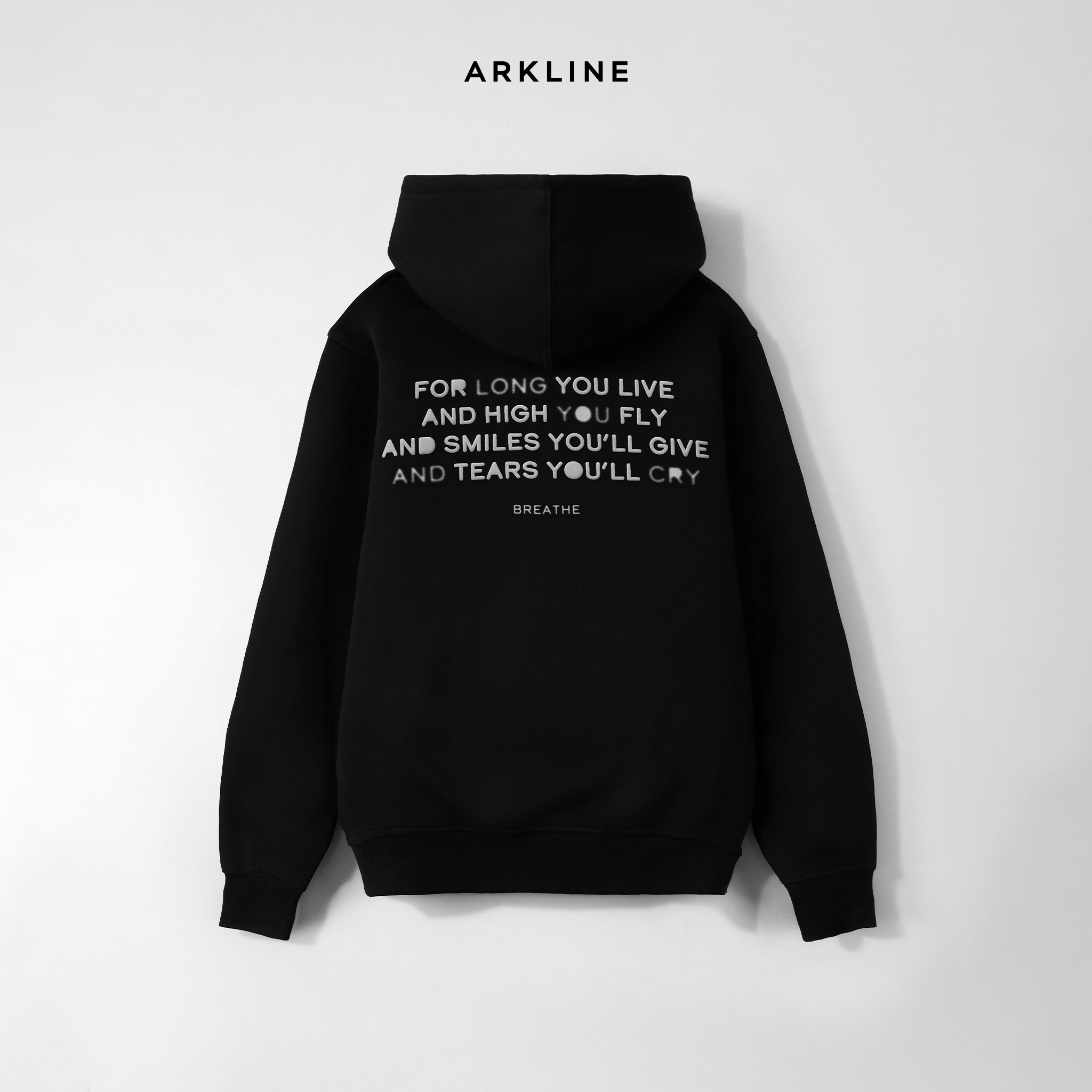 Arkline Breathe Pullover Hoodie Black