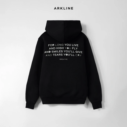 Arkline Breathe Pullover Hoodie Black