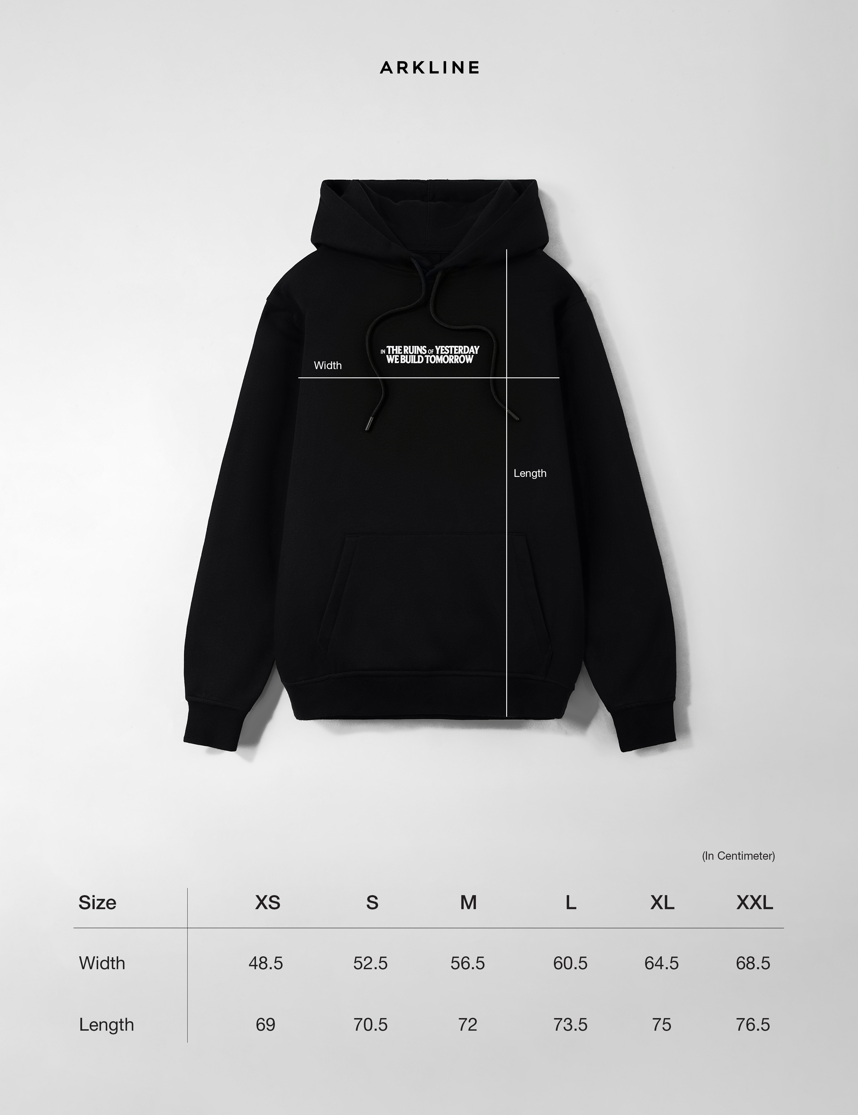 Arkline Dystophia Pullover Hoodie Black