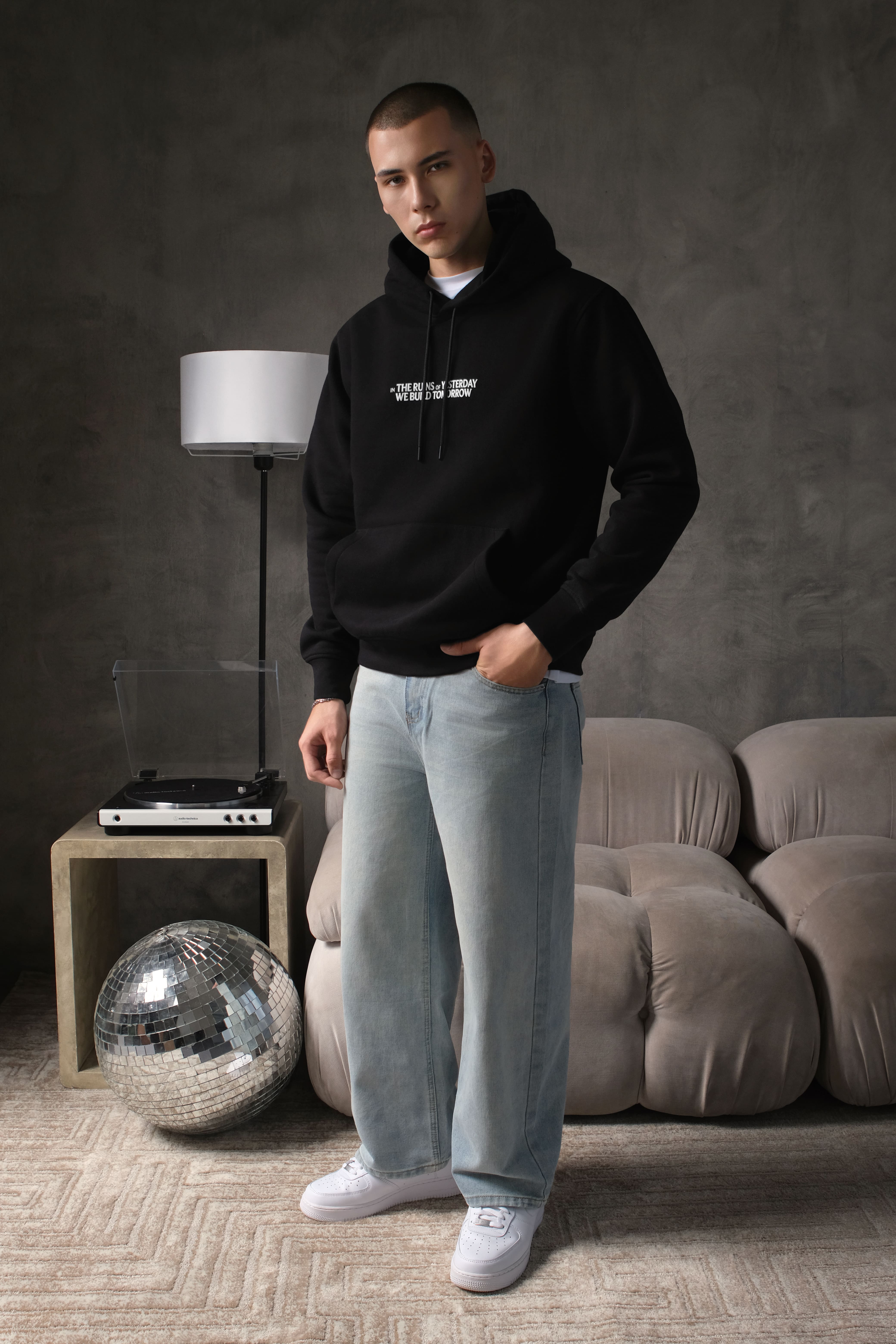Arkline Dystophia Pullover Hoodie Black