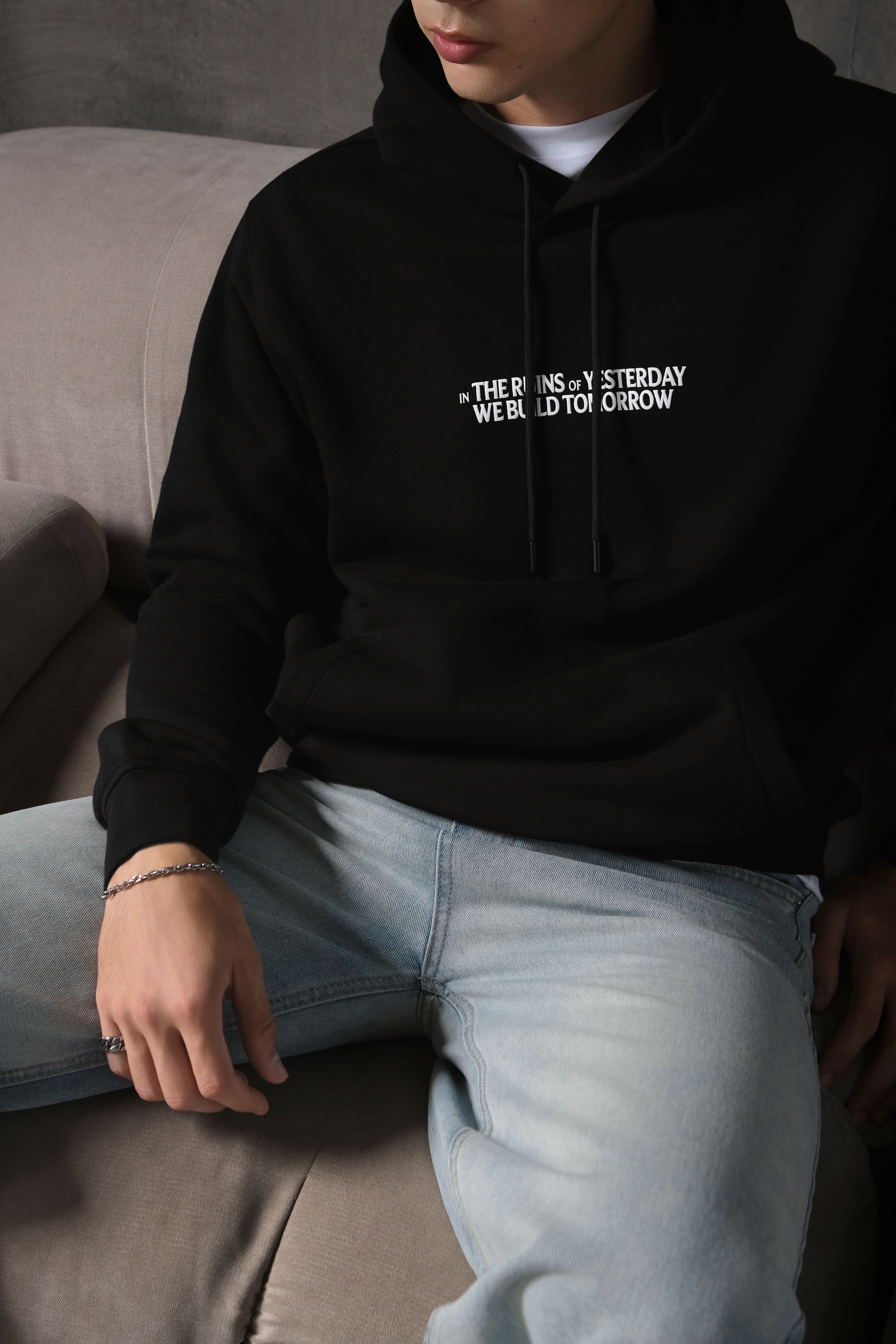 Arkline Dystophia Pullover Hoodie Black