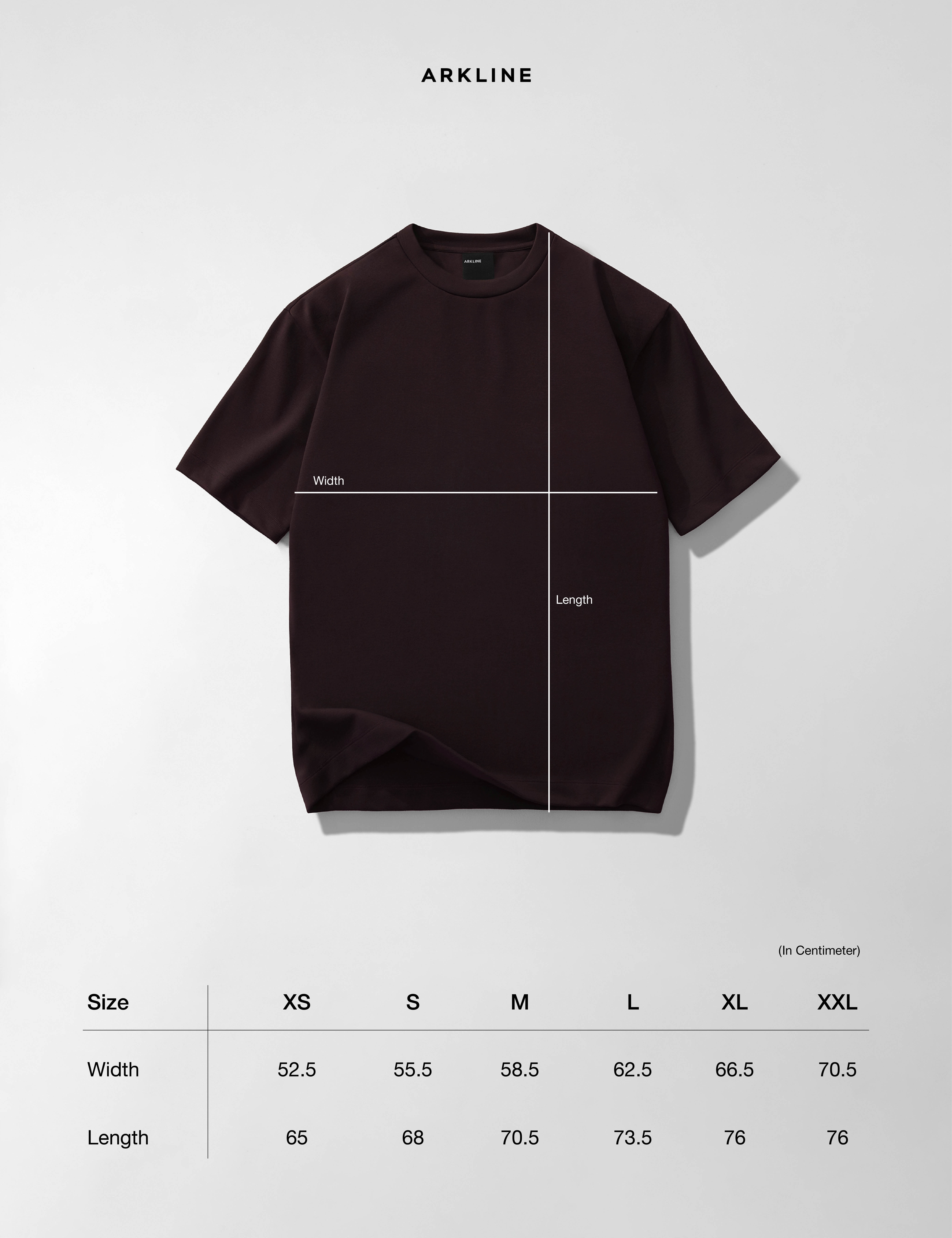 Arkline Structure Boxy Tee Wine