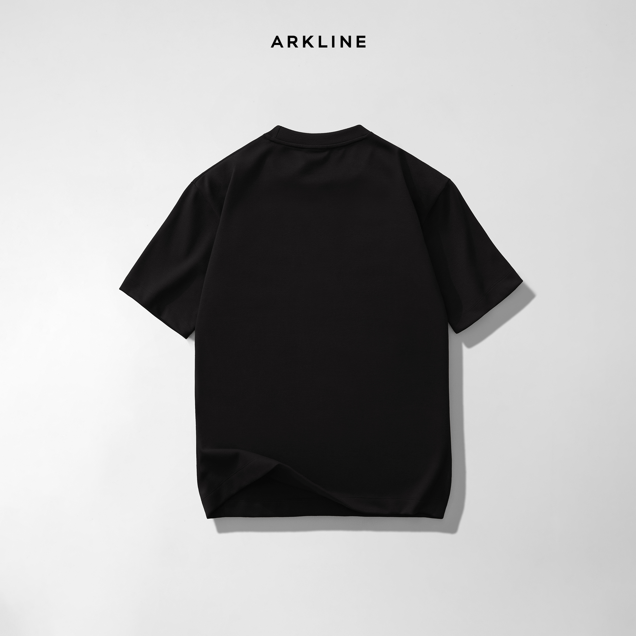 Arkline Structure Boxy Tee Jet Black