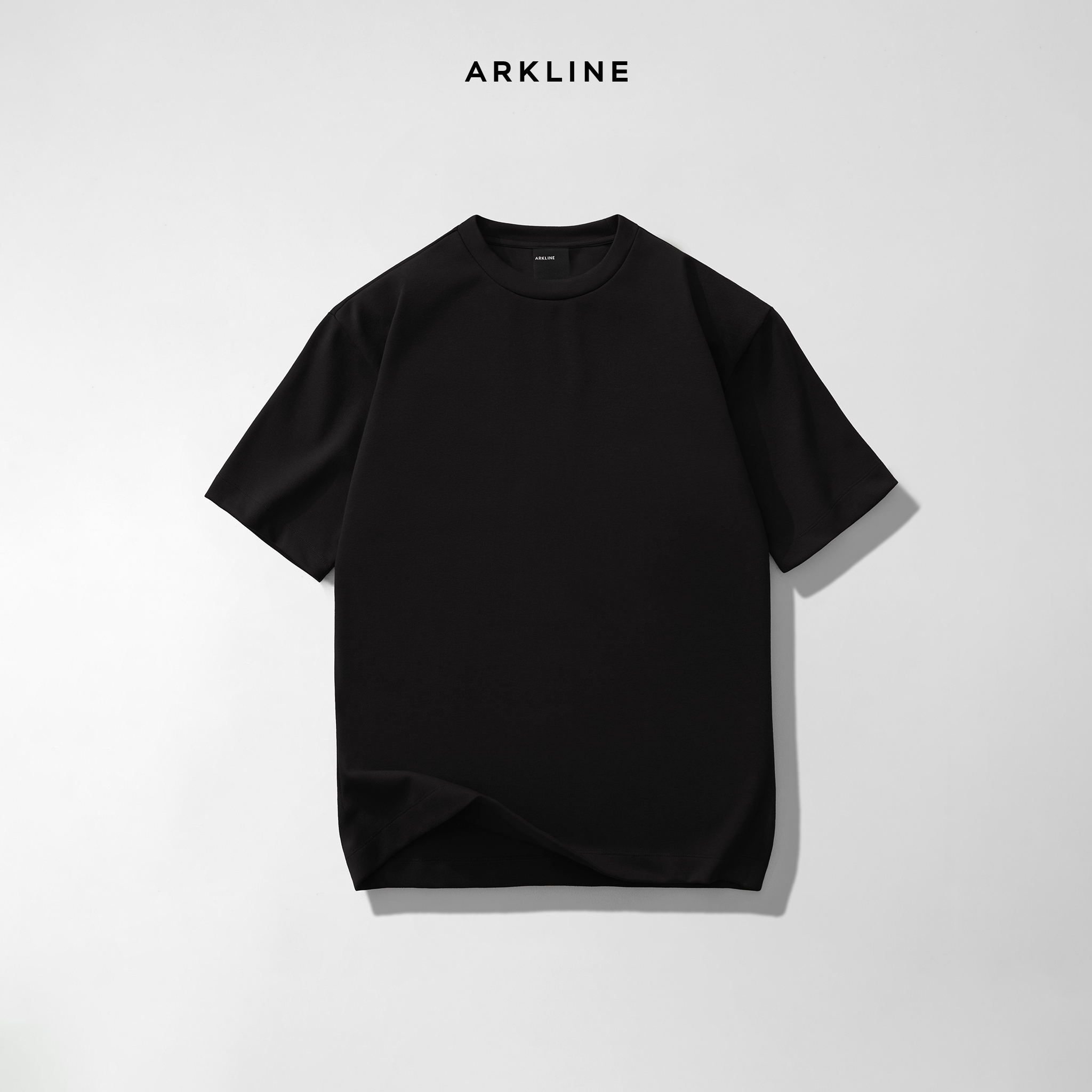 Arkline Structure Boxy Tee Jet Black