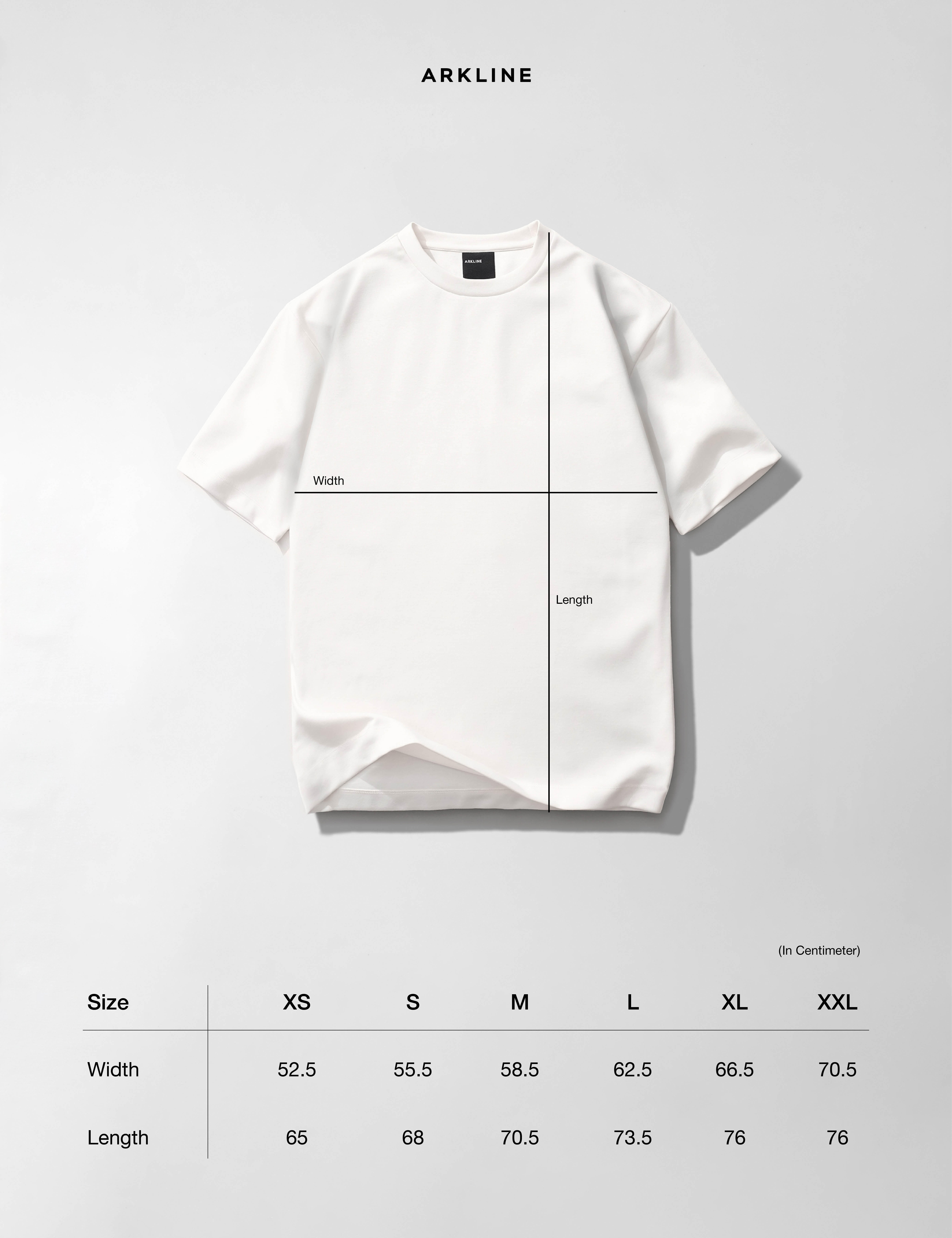 Arkline Structure Boxy Tee Off White