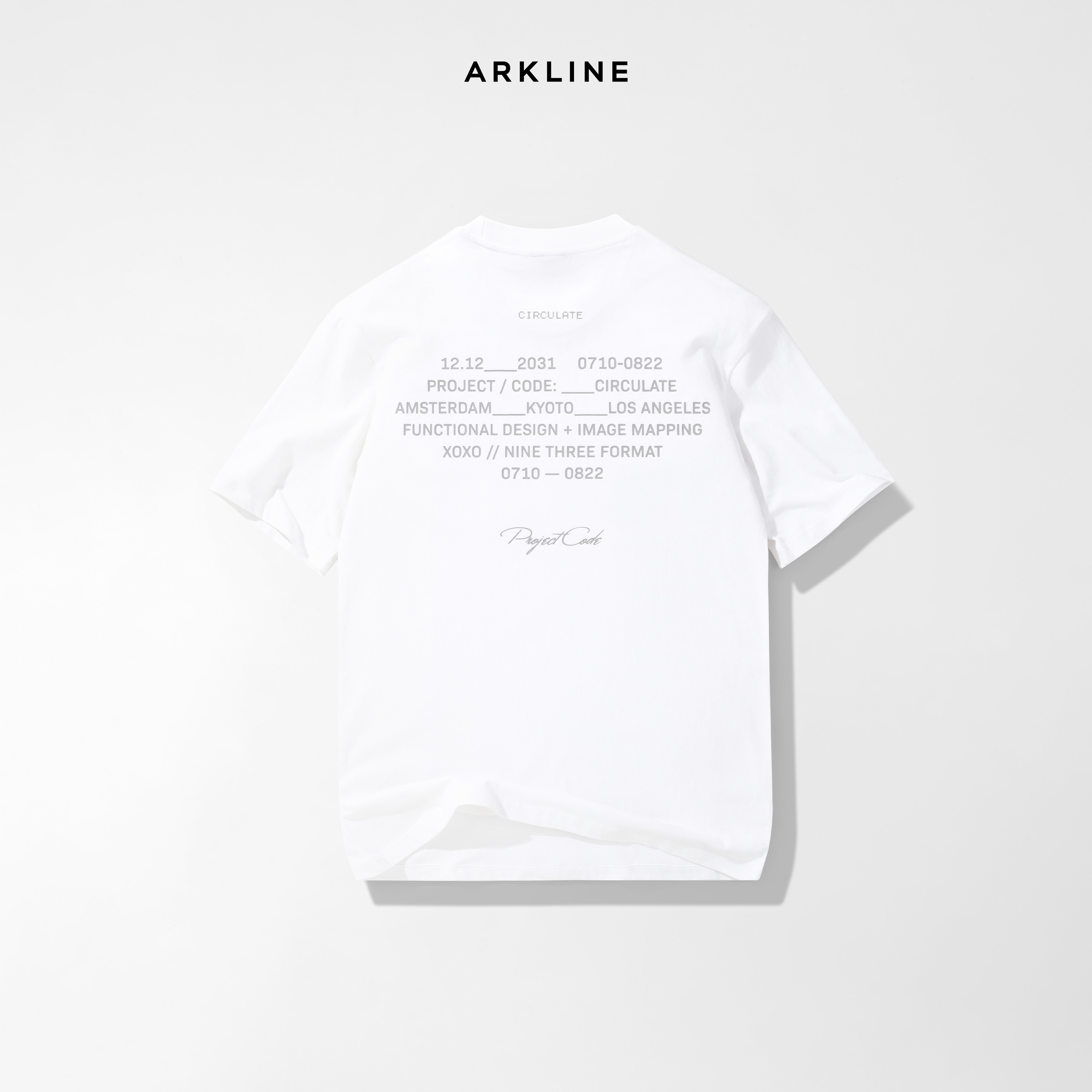 Arkline Circulate T-shirt White