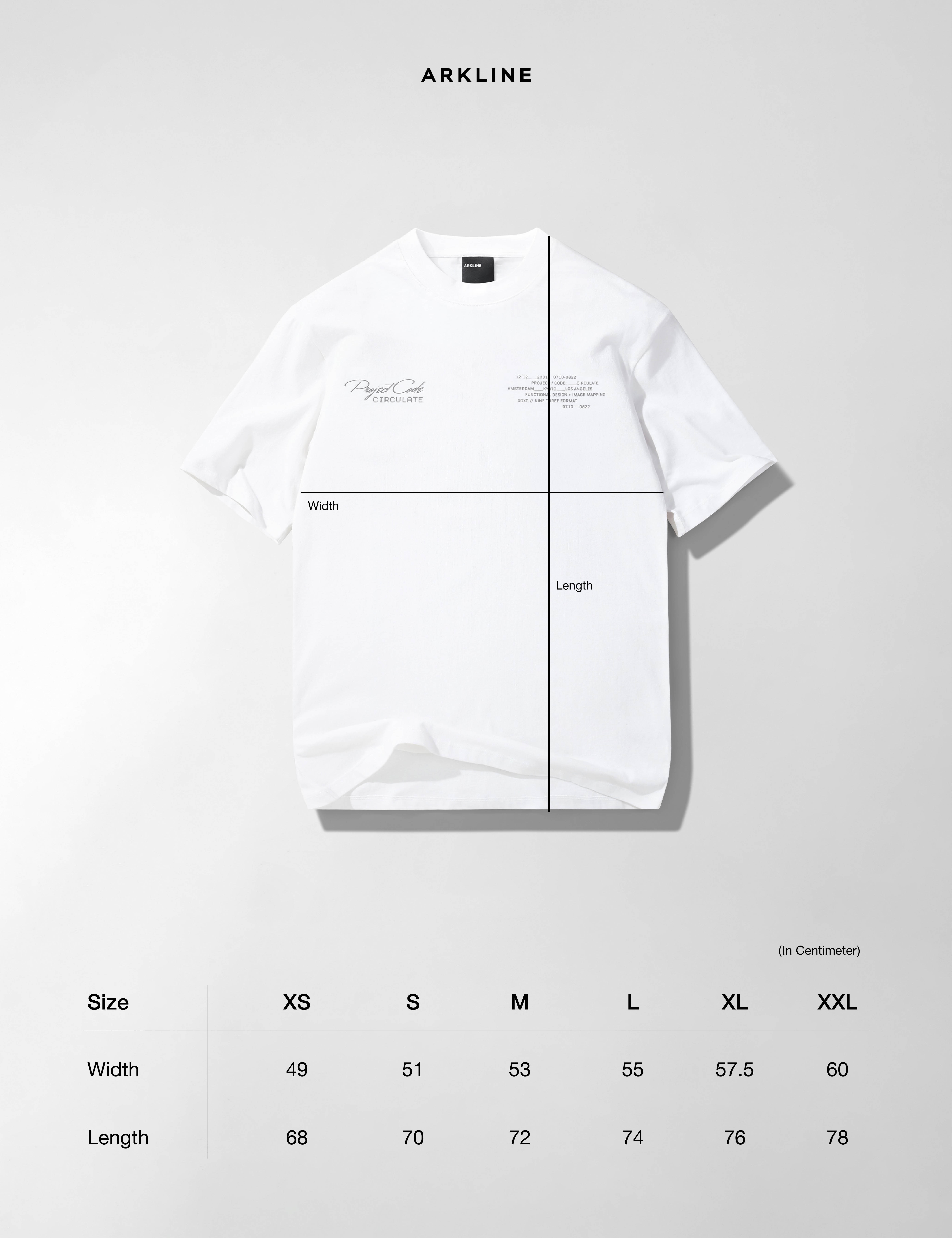 Arkline Circulate T-shirt White