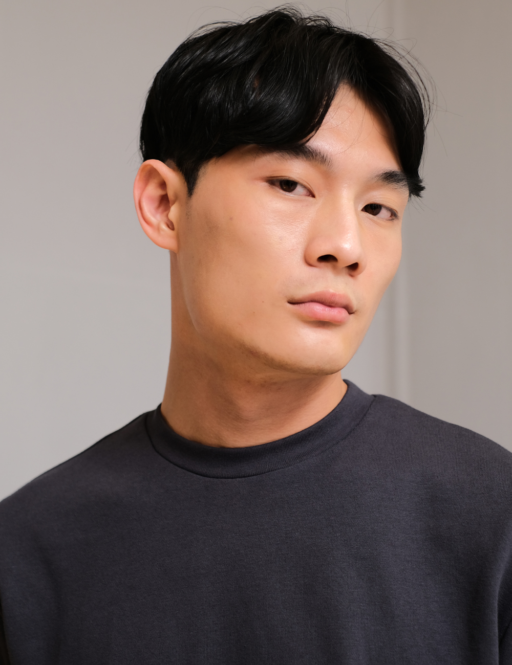 Base Solid Sweatshirt Dark Grey