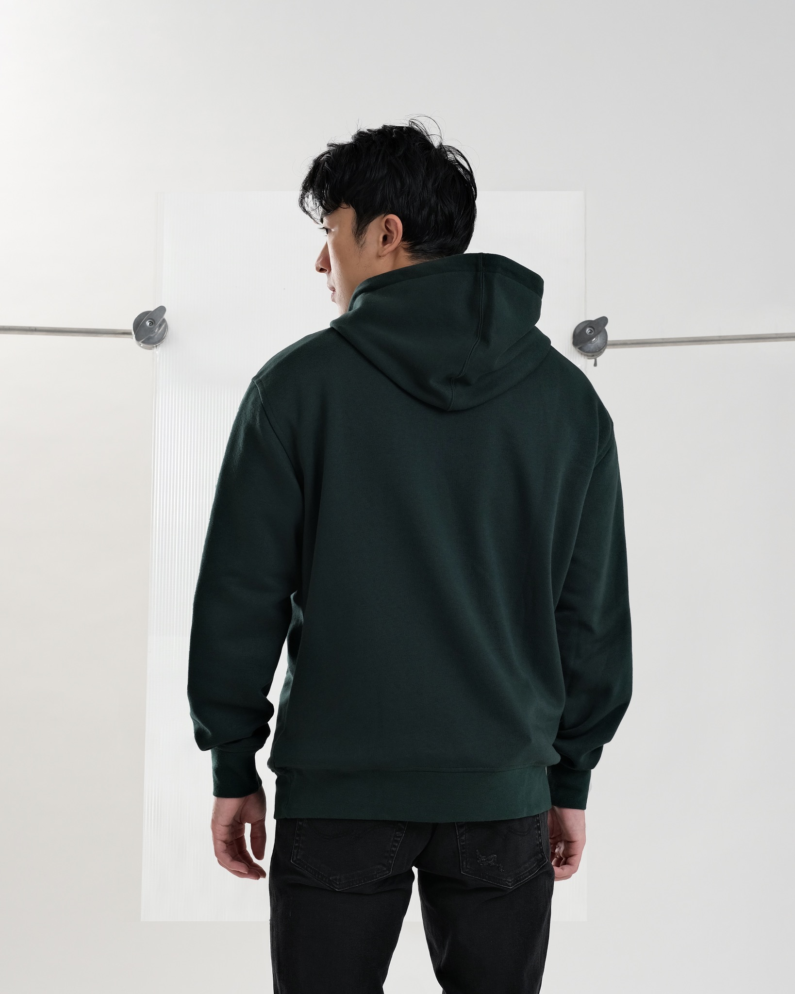 Arkline Imperfect Pullover Hoodie British Green
