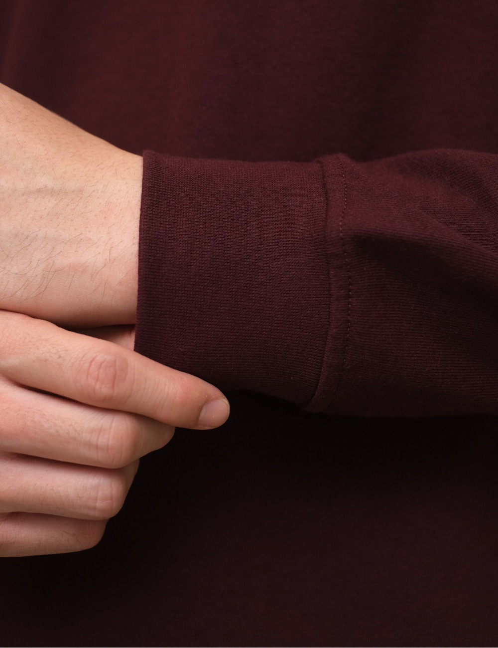 Arkline Base Solid Sweatshirt Maroon