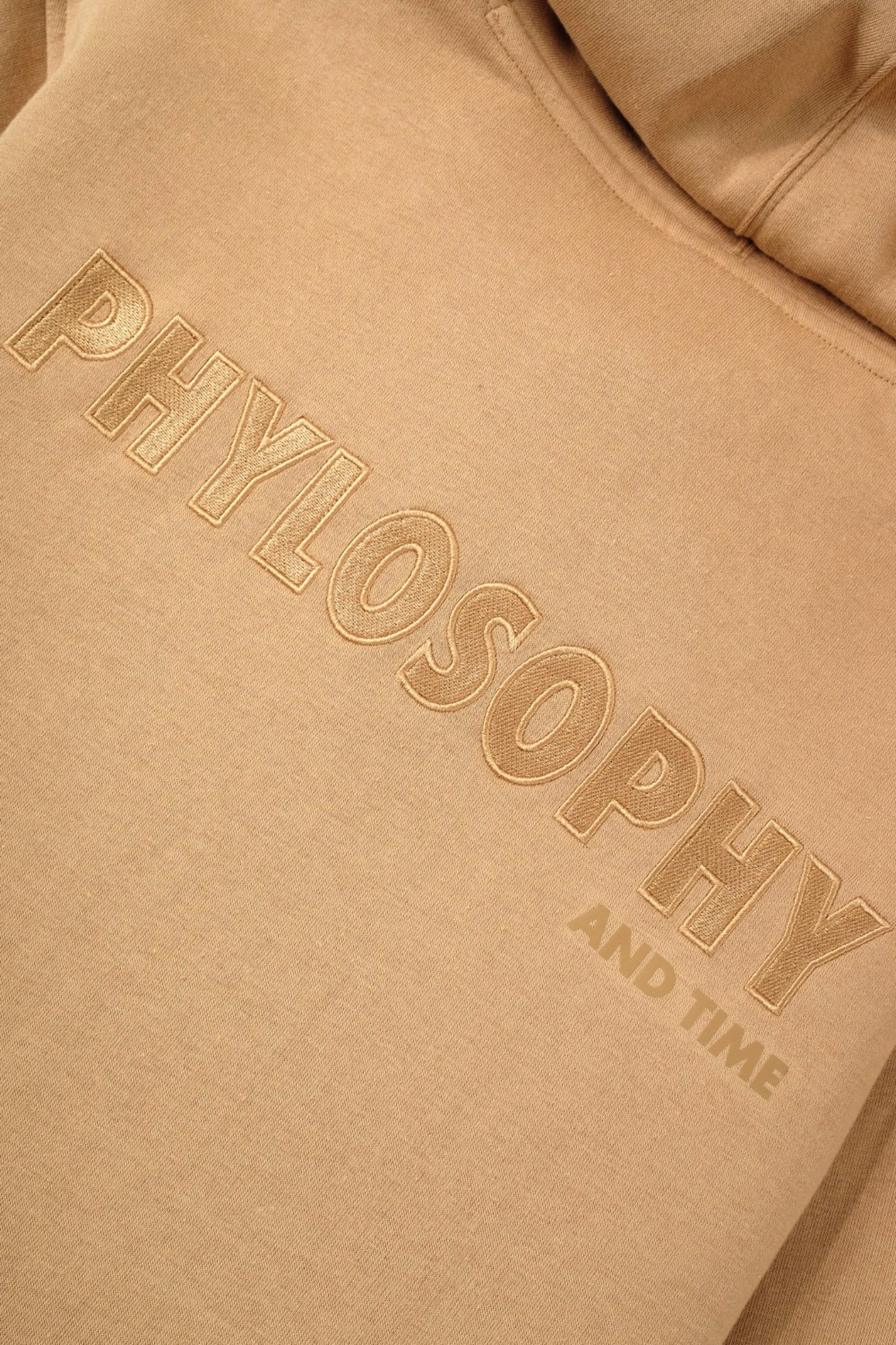 Arkline Phylosophy Pullover Hoodie Beige