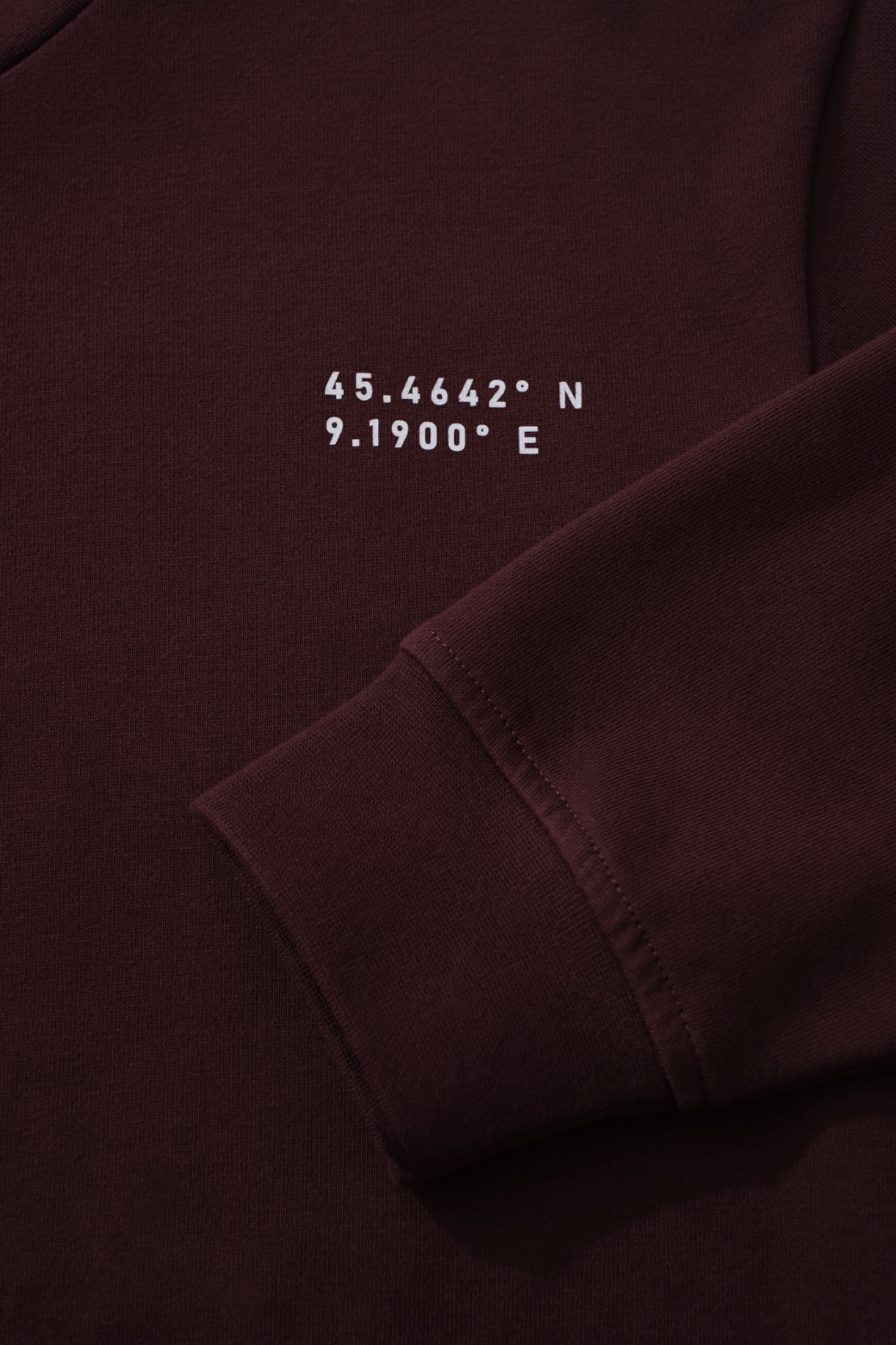 Arkline Collage Milan Sweatshirt Maroon