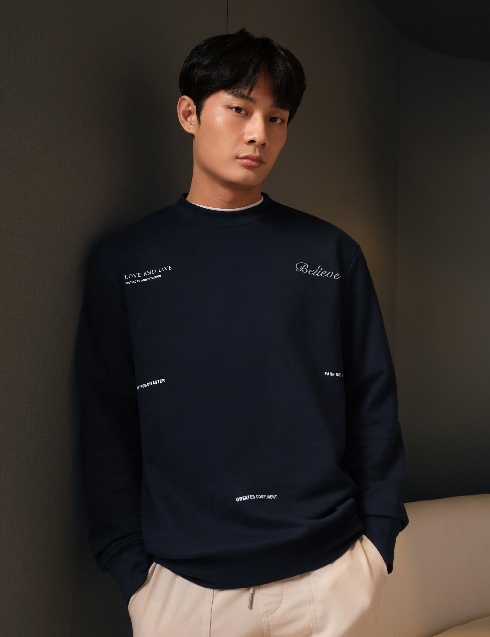 Arkline Believe Sweatshirt Midnight Navy