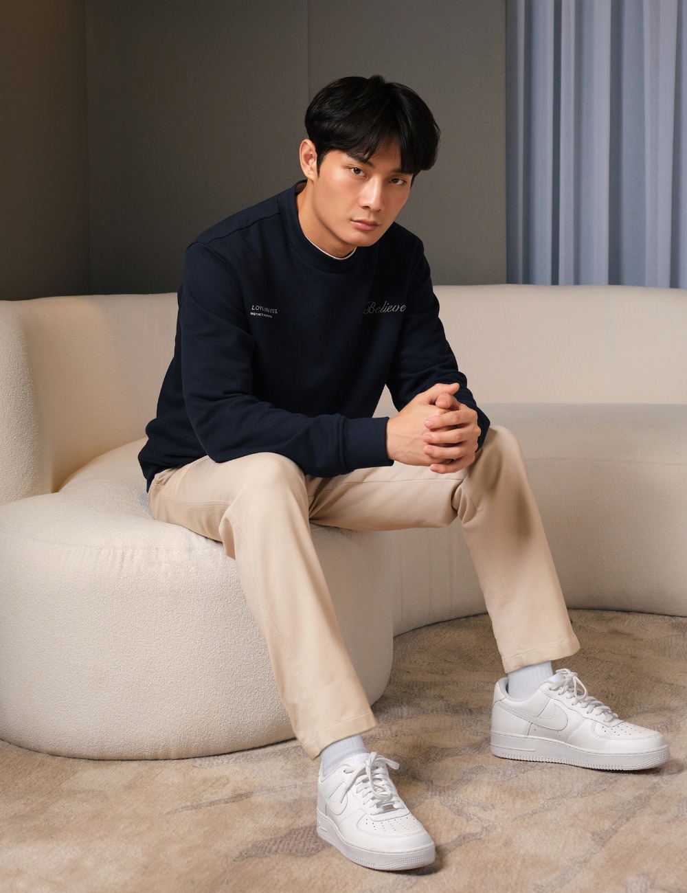 Arkline Believe Sweatshirt Midnight Navy
