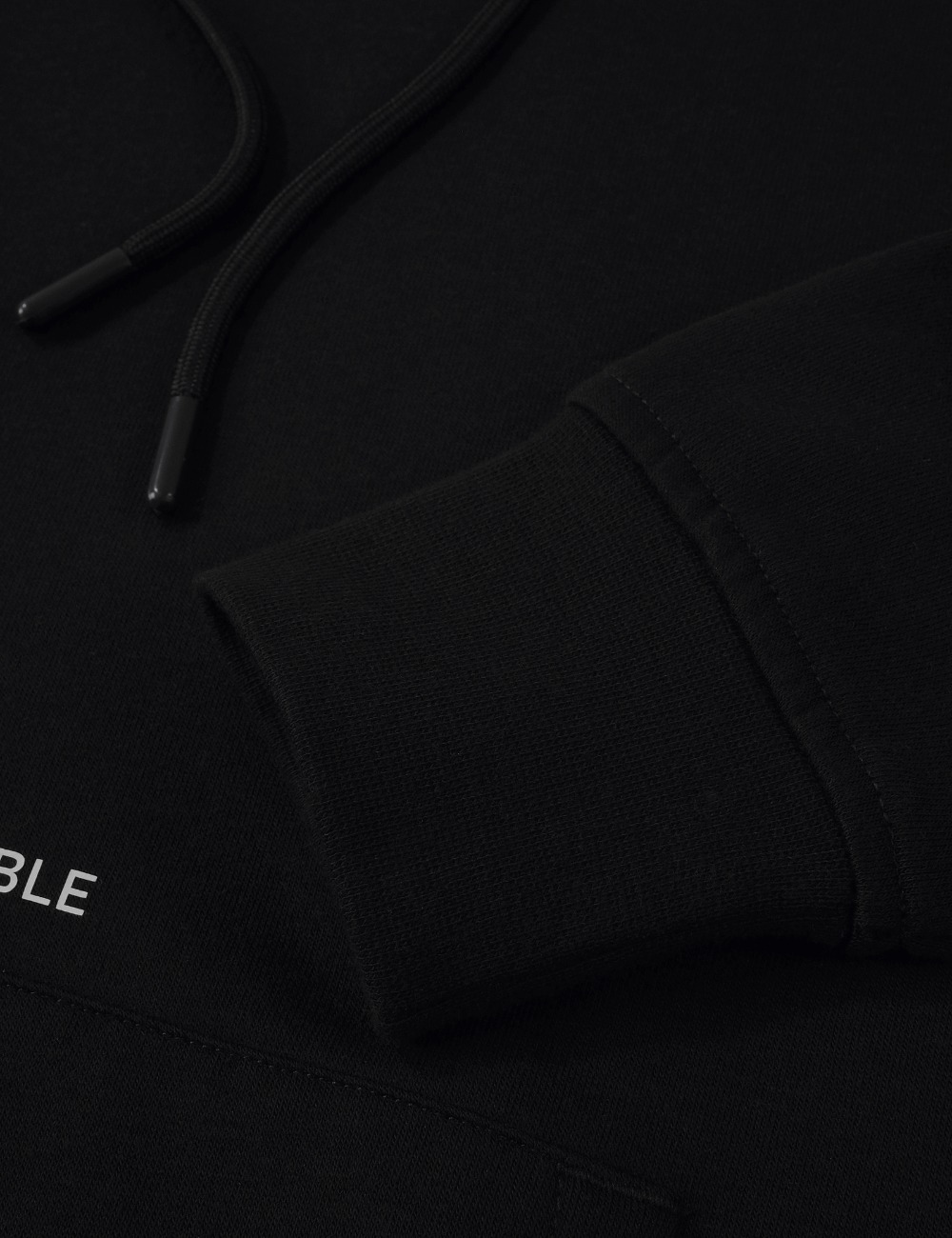 Arkline Hard Pullover Hoodie Obsidian Black