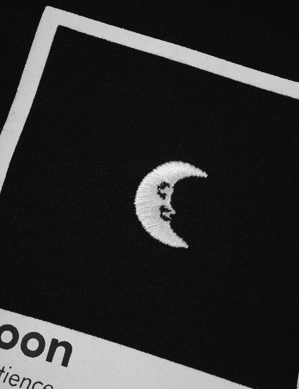 Arkline Moon Pullover Hoodie Obsidian Black