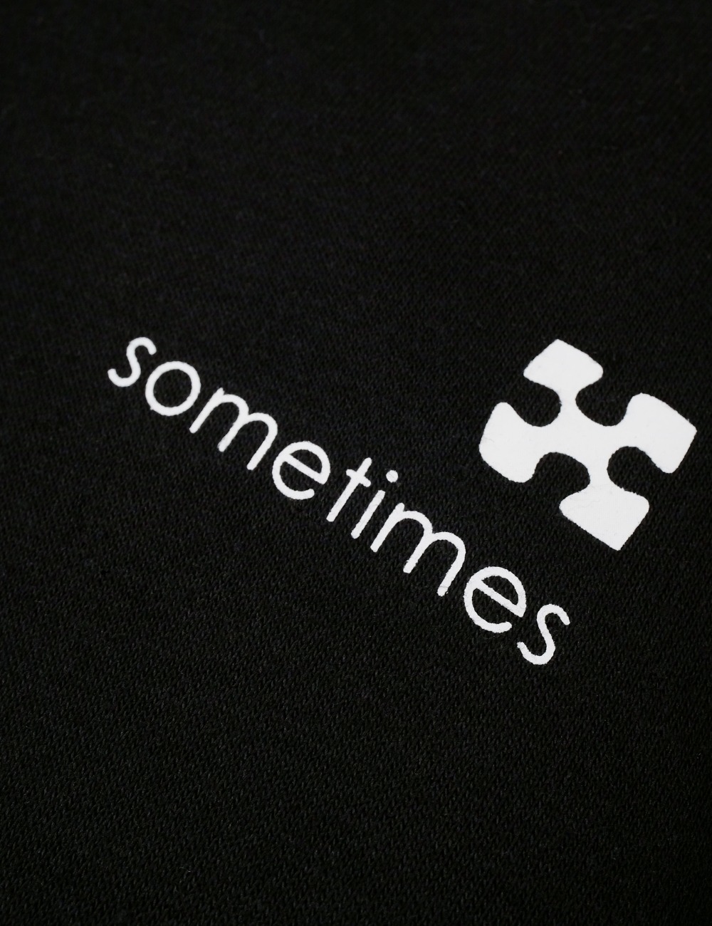 Arkline Puzzle Pullover Hoodie Black