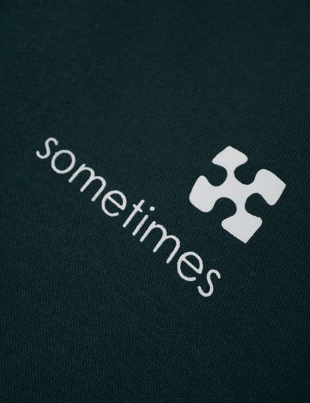 Arkline Puzzle Pullover Hoodie British Green